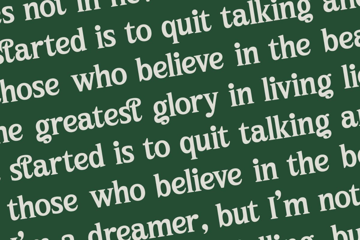Preview 17 for Nugira Rilasto - Modern Retro Serif Font