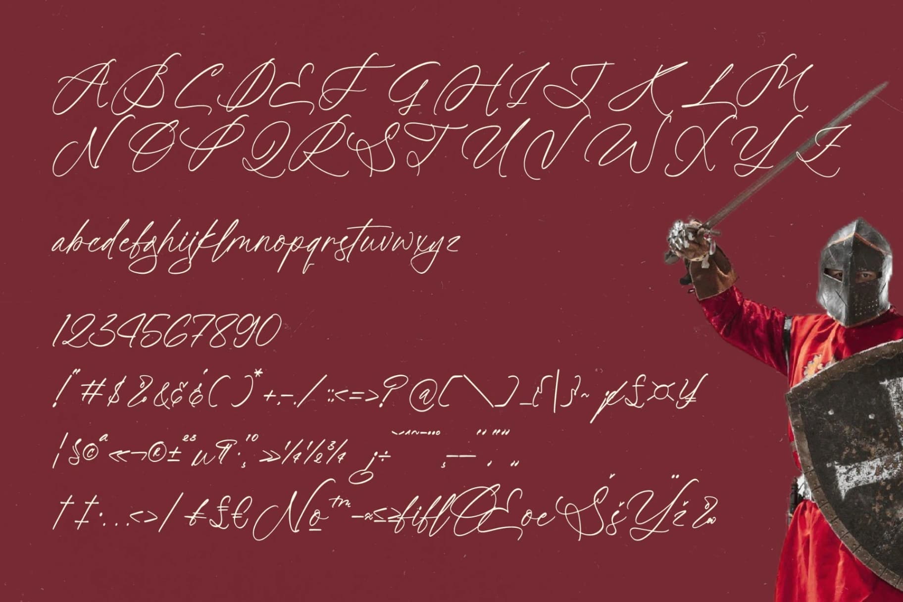 Preview 18 for Battler Knight - Stylish Signature Font