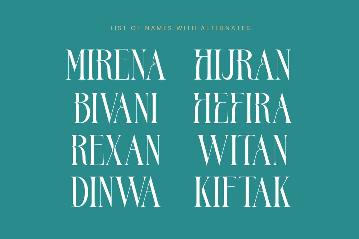 Bestsky - Display Serif Font font preview 15