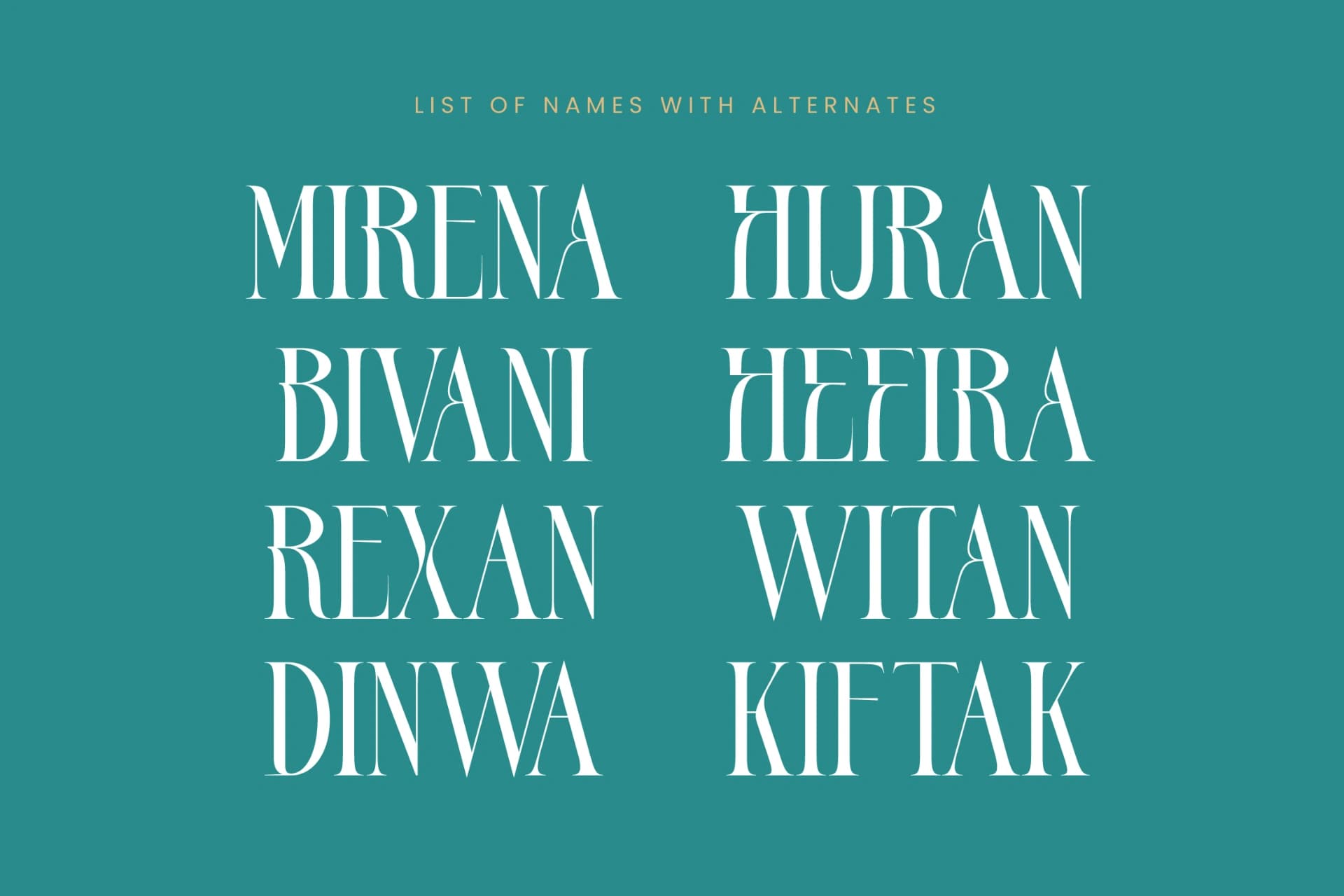 Preview 15 for Bestsky - Display Serif Font