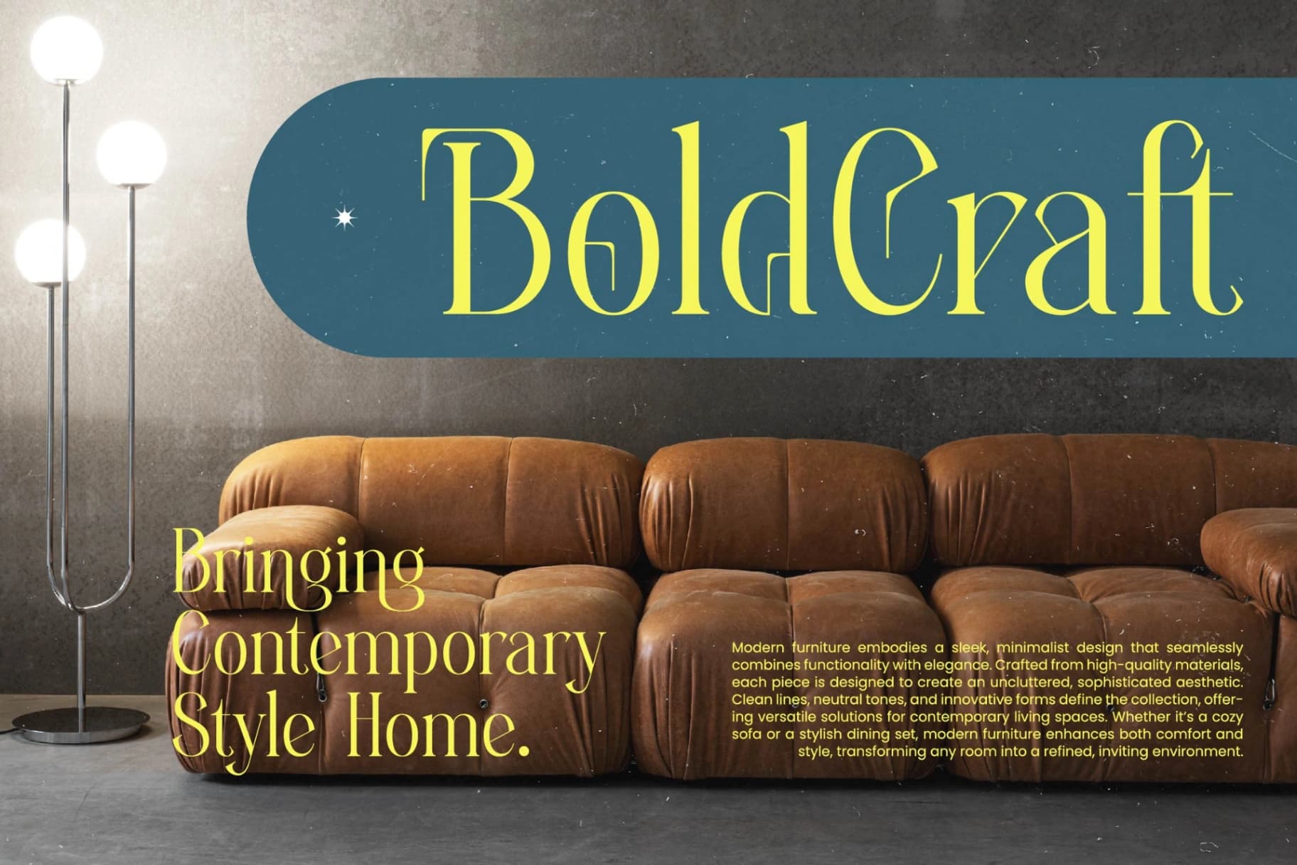 Preview 2 for Heroic Brutal - Bold Tall Serif Display Font