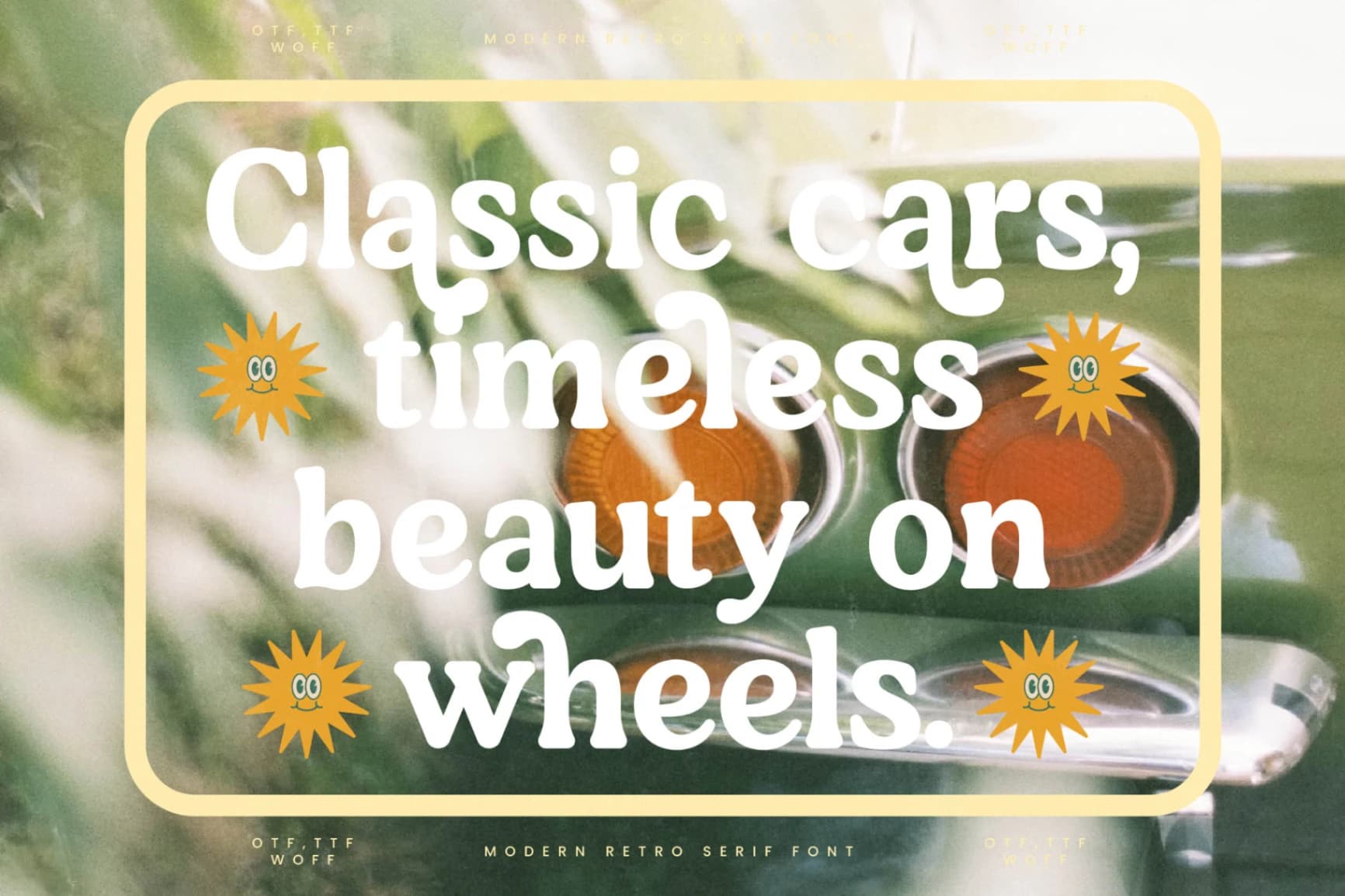 Preview 7 for Wildstar Silentos - Modern Retro Serif Font