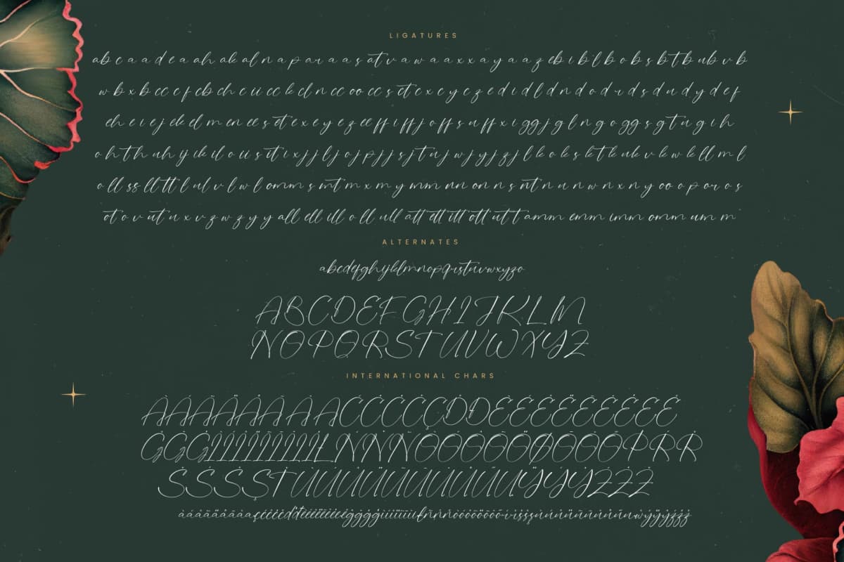 Natalya Rosyta - Natural Handwritten Font font preview 19