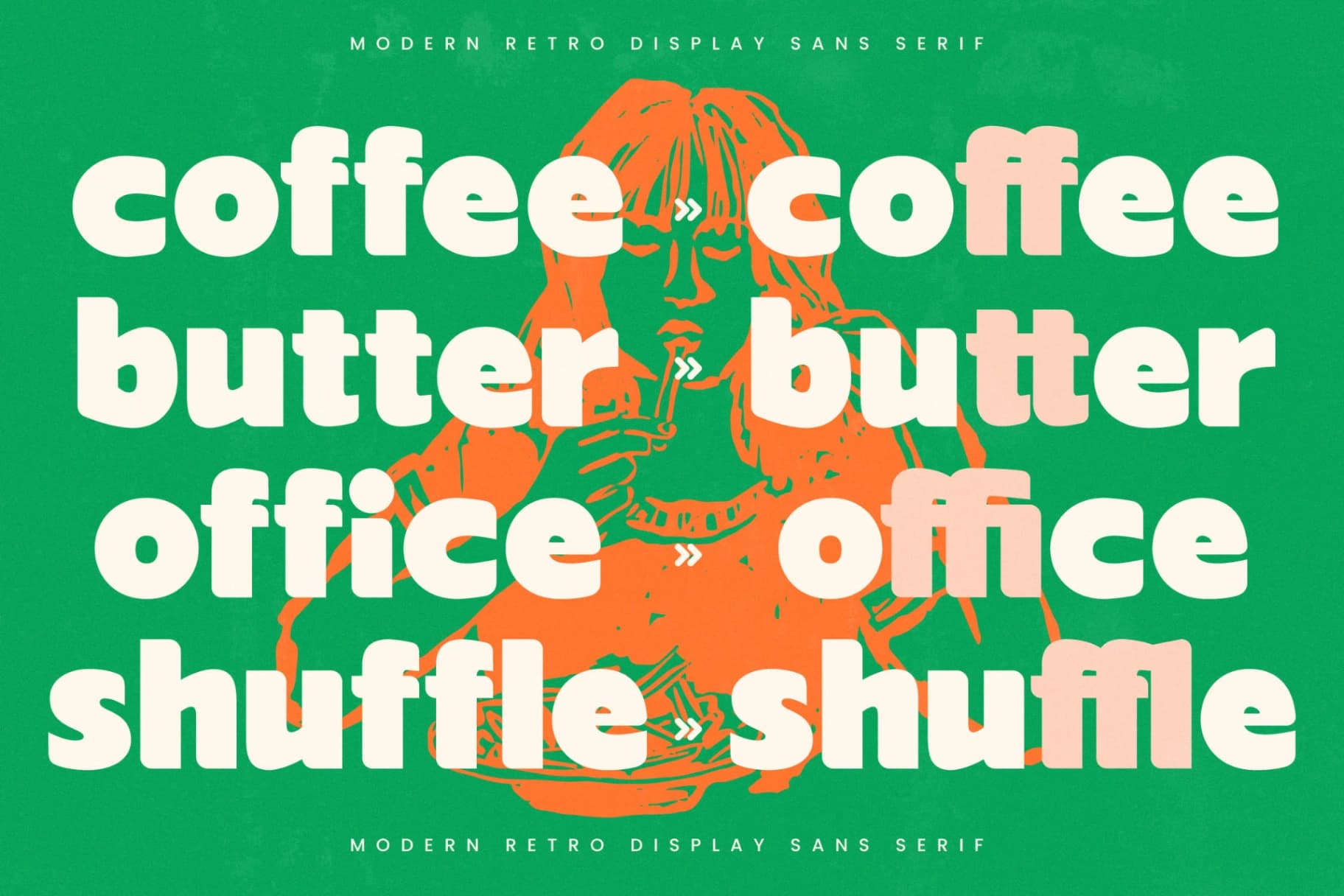 Preview 6 for Meaty Bliss - Modern Retro Display Sans Serif