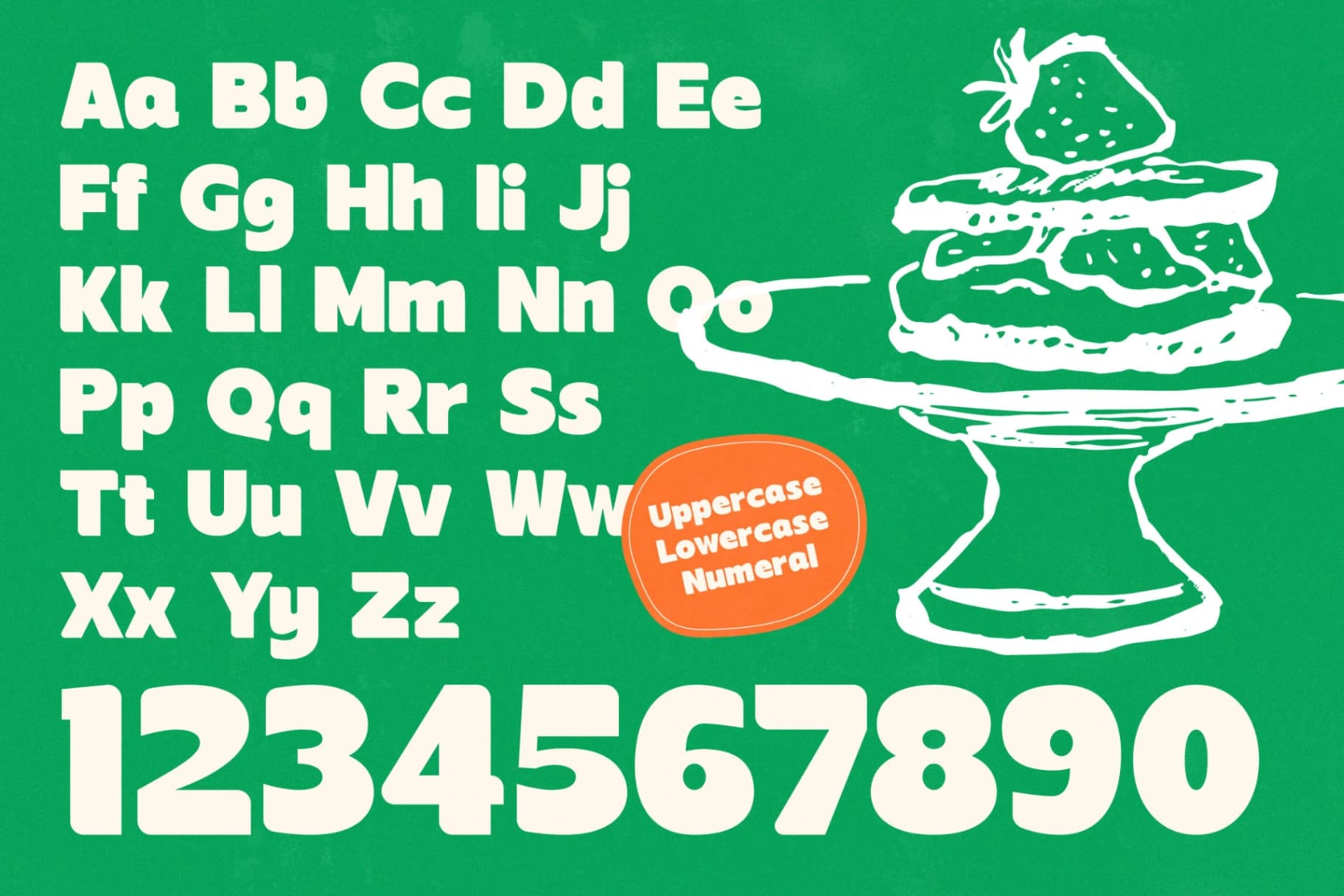 Preview 18 for Meaty Bliss - Modern Retro Display Sans Serif