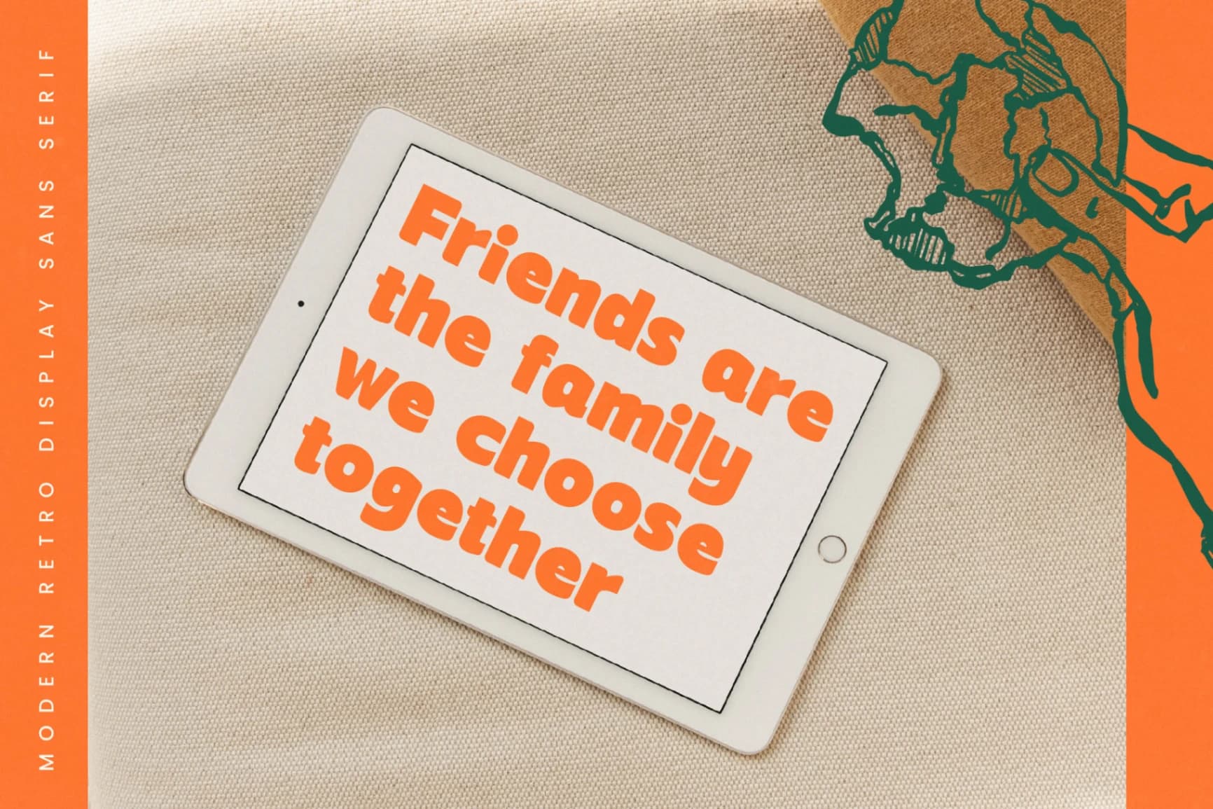 Preview 2 for Meaty Bliss - Modern Retro Display Sans Serif
