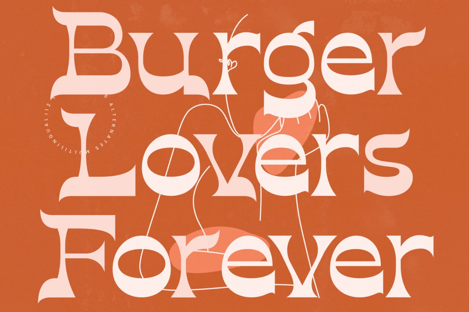 Preview 11 for Sizzling Cheesy - Modern Display Unique Serif