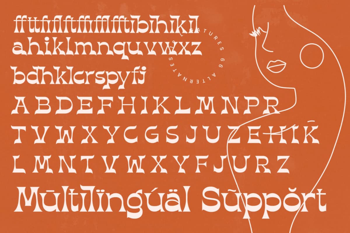 Preview 19 for Sizzling Cheesy - Modern Display Unique Serif