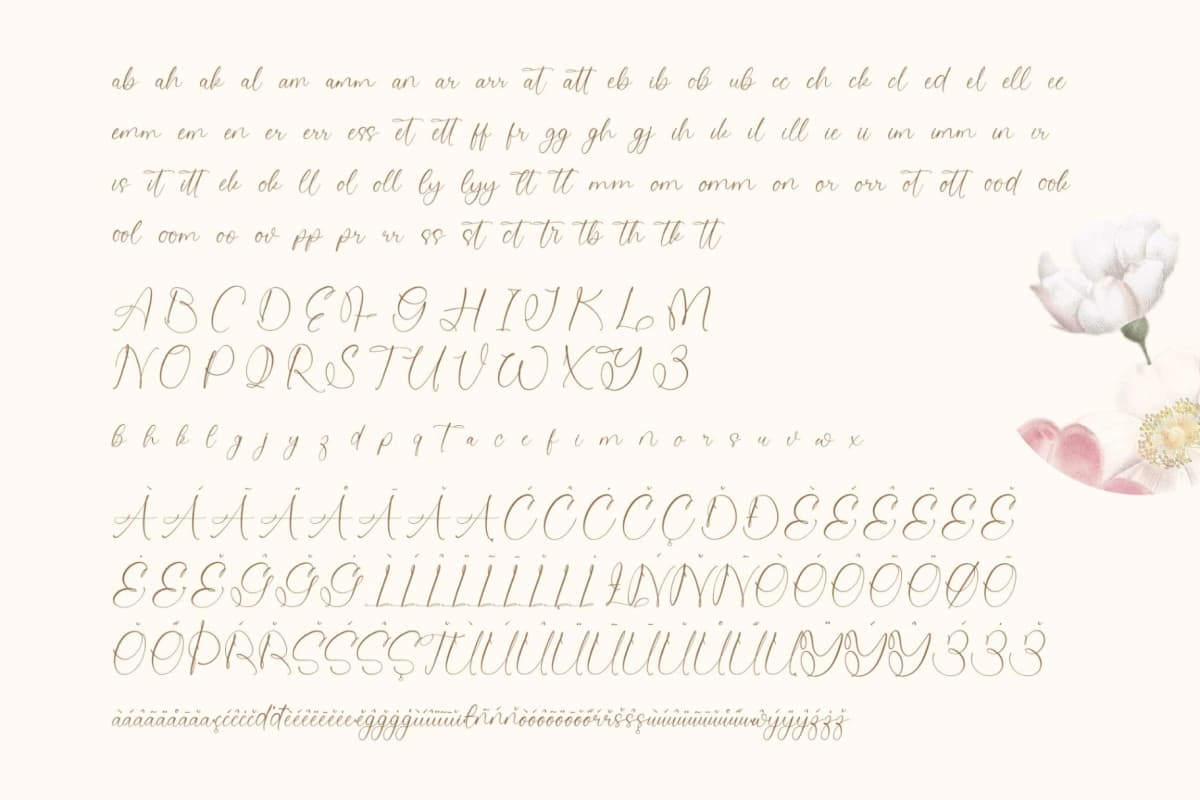 Sintalia Kelista - Stylish Handwritten Font font preview 19