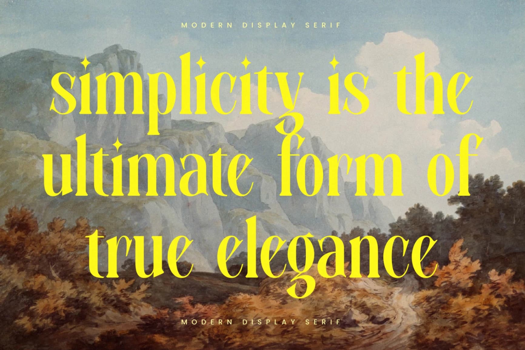 Preview 2 for Mythical Romance - Modern Display Serif