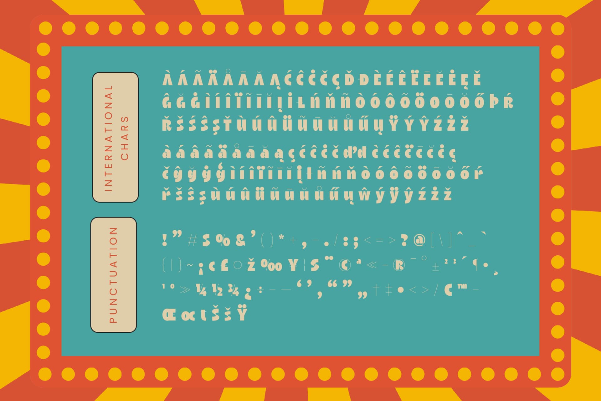 Preview 19 for Rinka Stylo - Retro Sans Serif Font