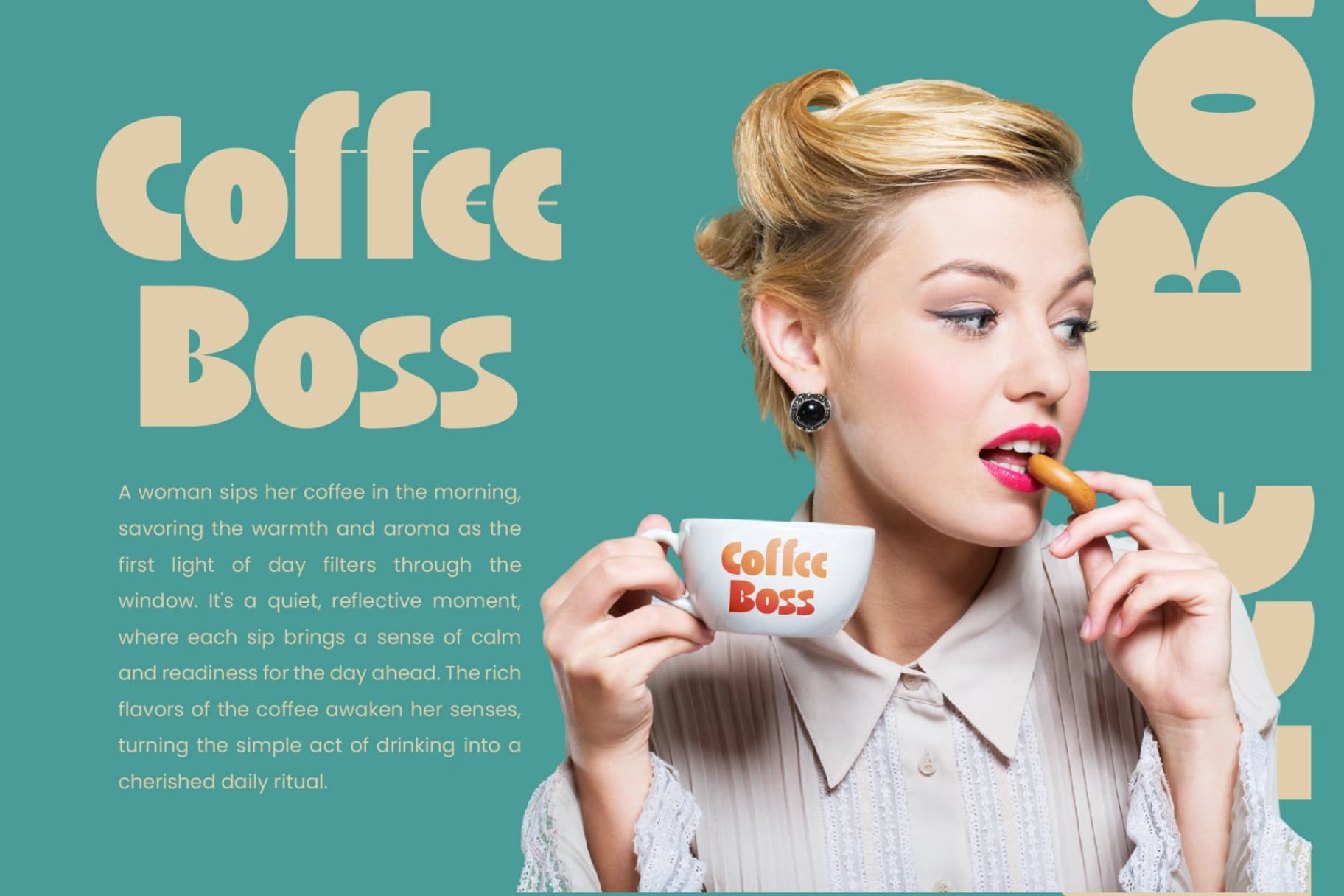 Preview 5 for Rinka Stylo - Retro Sans Serif Font