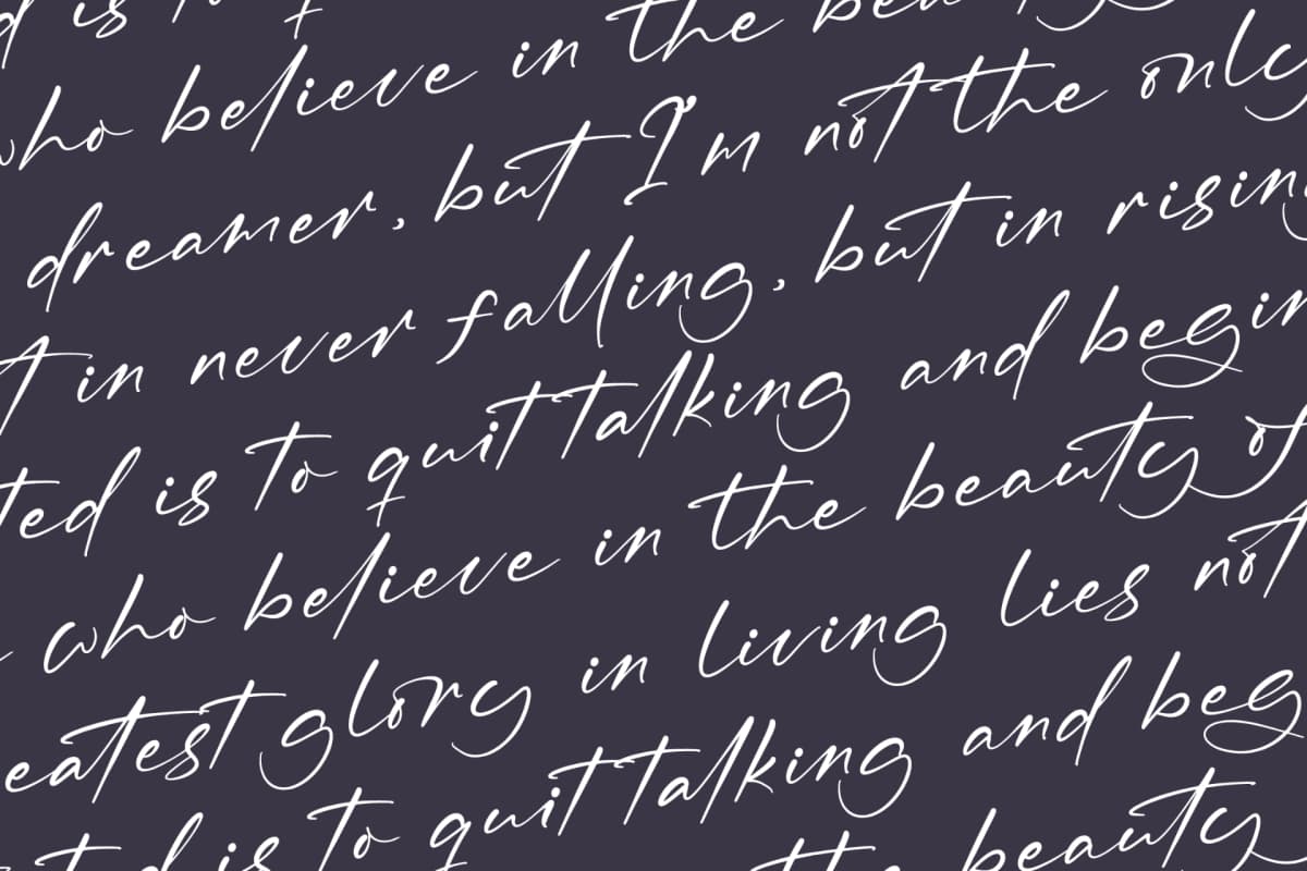 Hunter Moment - Stylish Handwritten Font font preview 13
