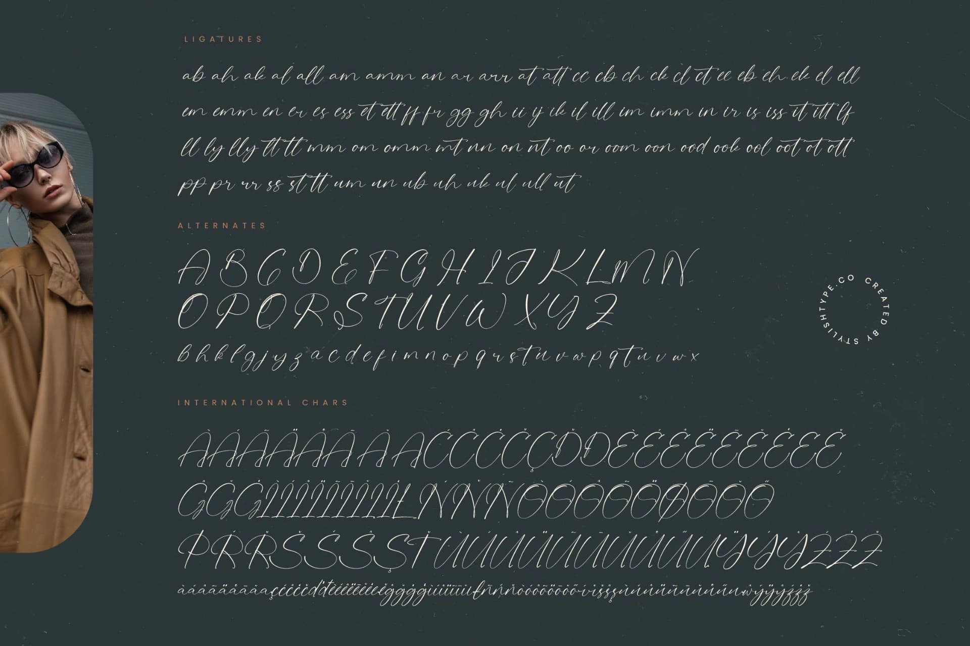 Preview 19 for Stylish Aesthetic - Stylish Handwritten Font