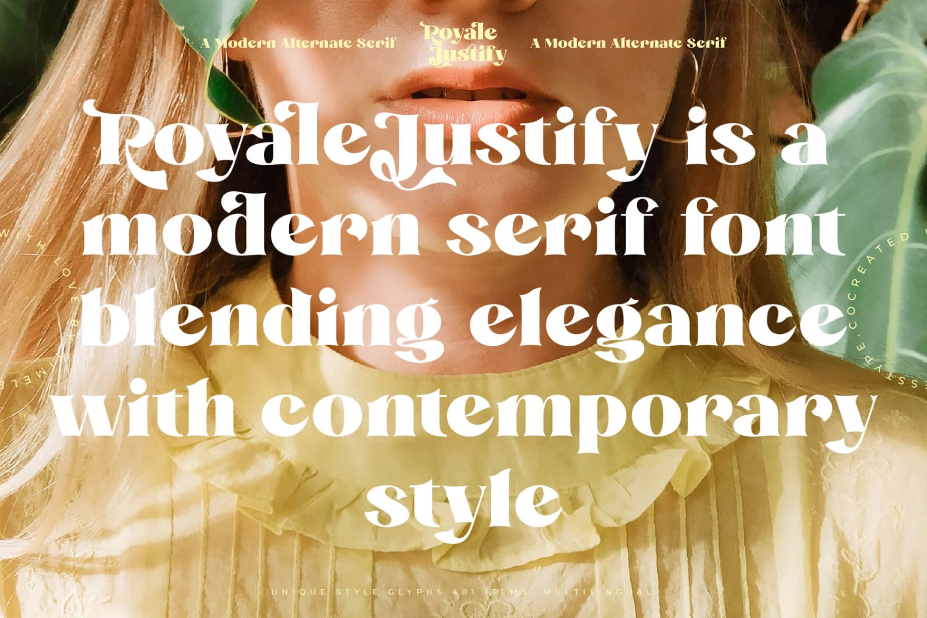 Preview 15 for Royale Justify - Modern Alternate Serif Font