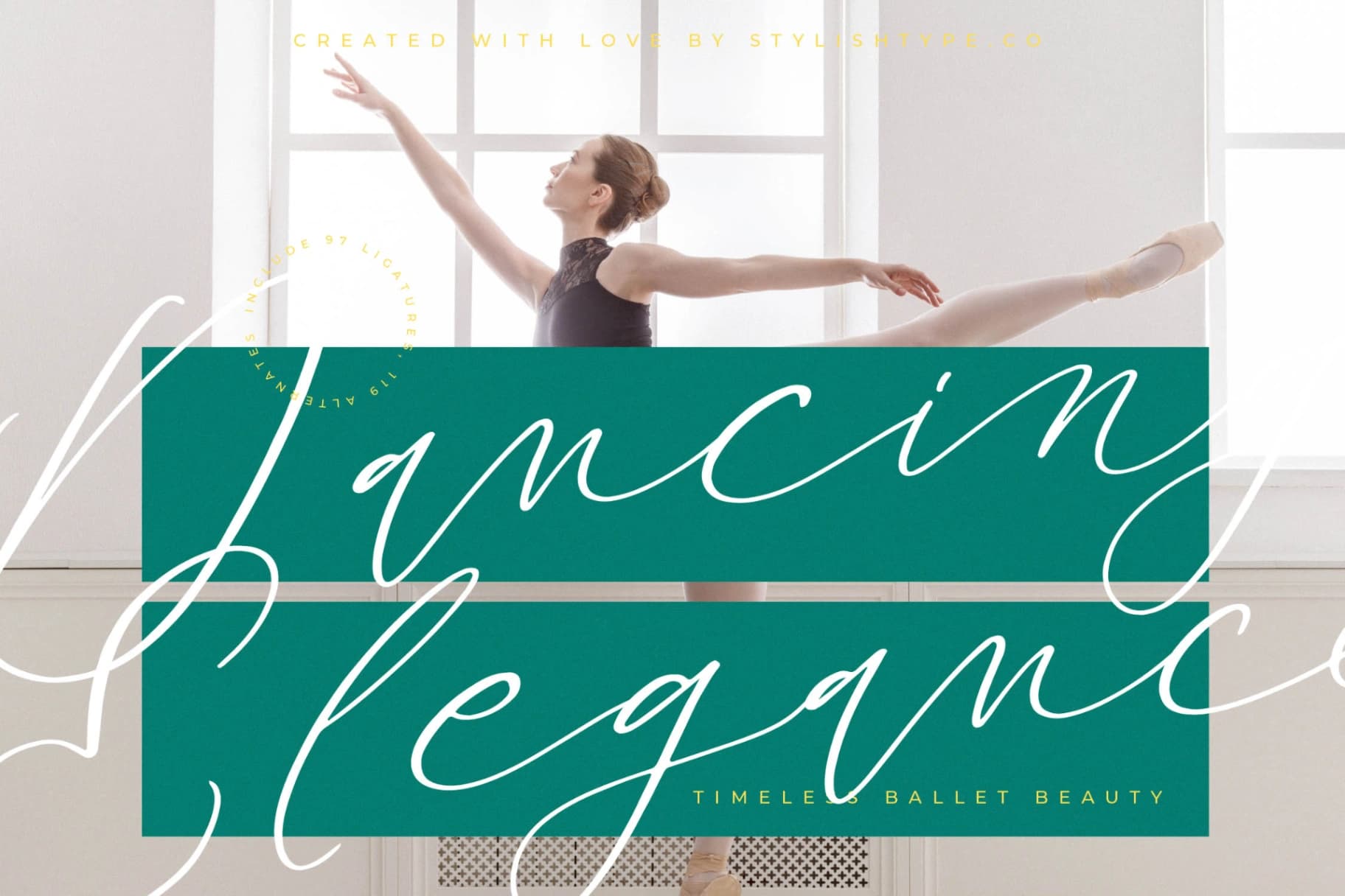 Preview 16 for Bestlife Santuary - Beautiful Script Font