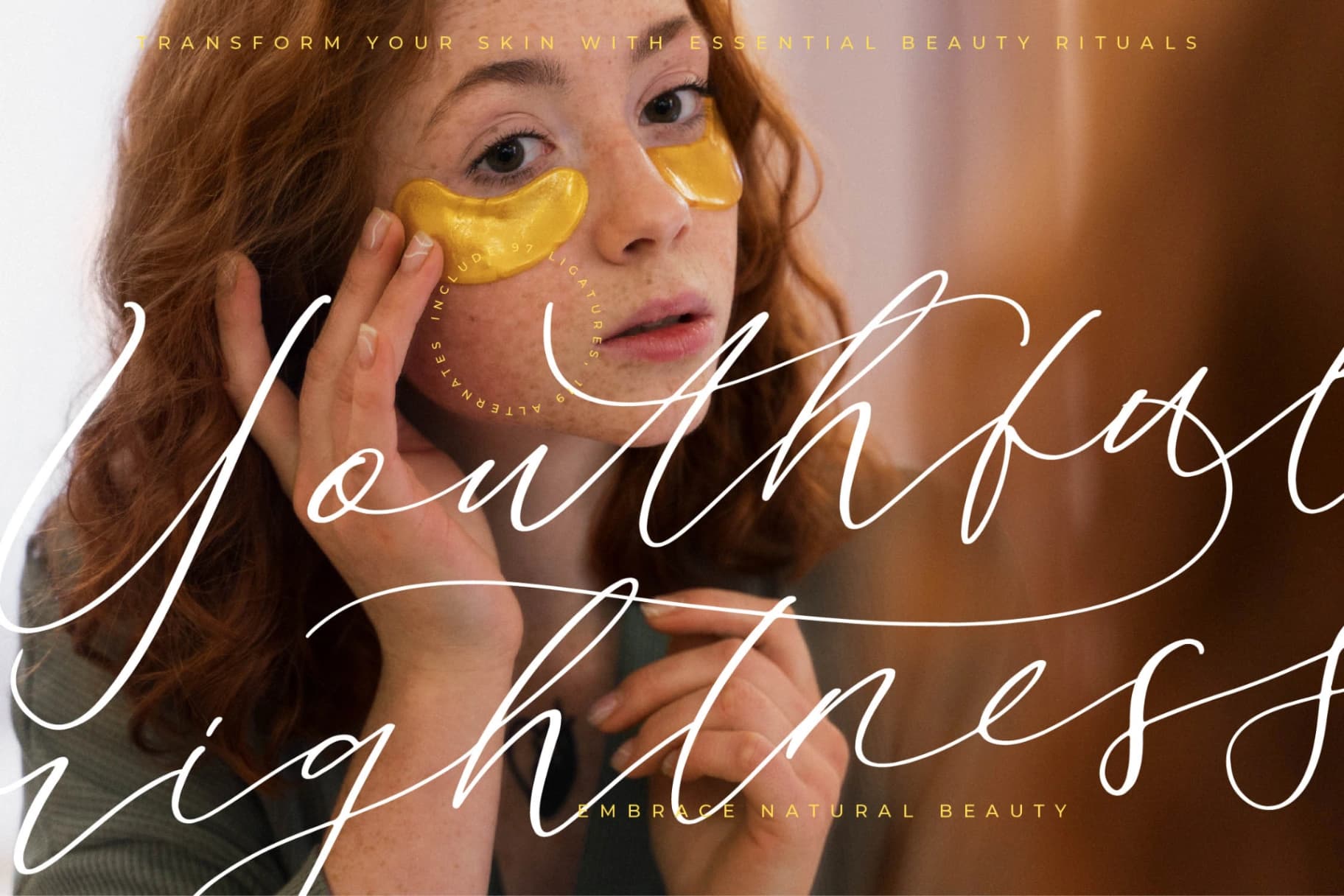 Preview 5 for Bestlife Santuary - Beautiful Script Font