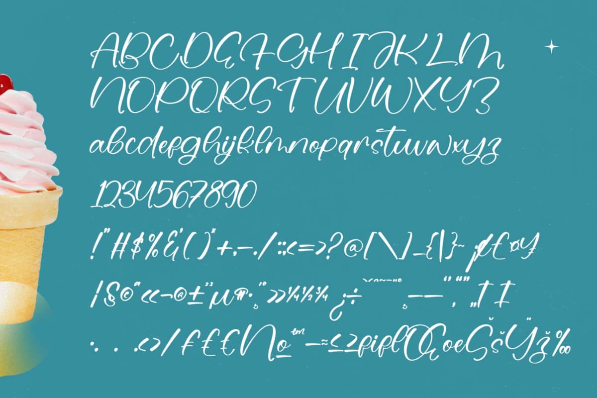 Crunch Action - Quirky Handwritten Font font preview 18