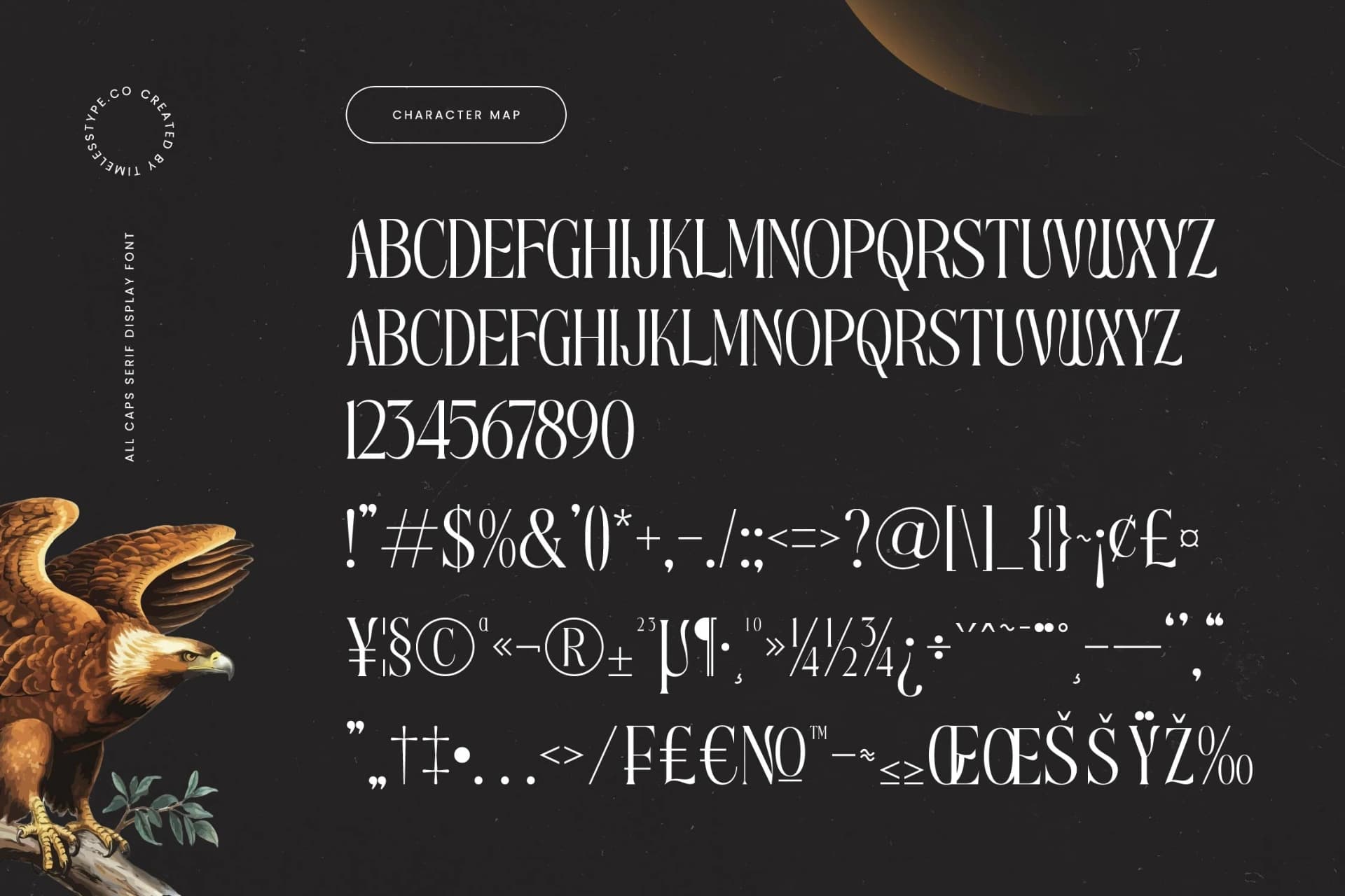 Preview 18 for Roxbury Egoism - All Caps Serif Display Font