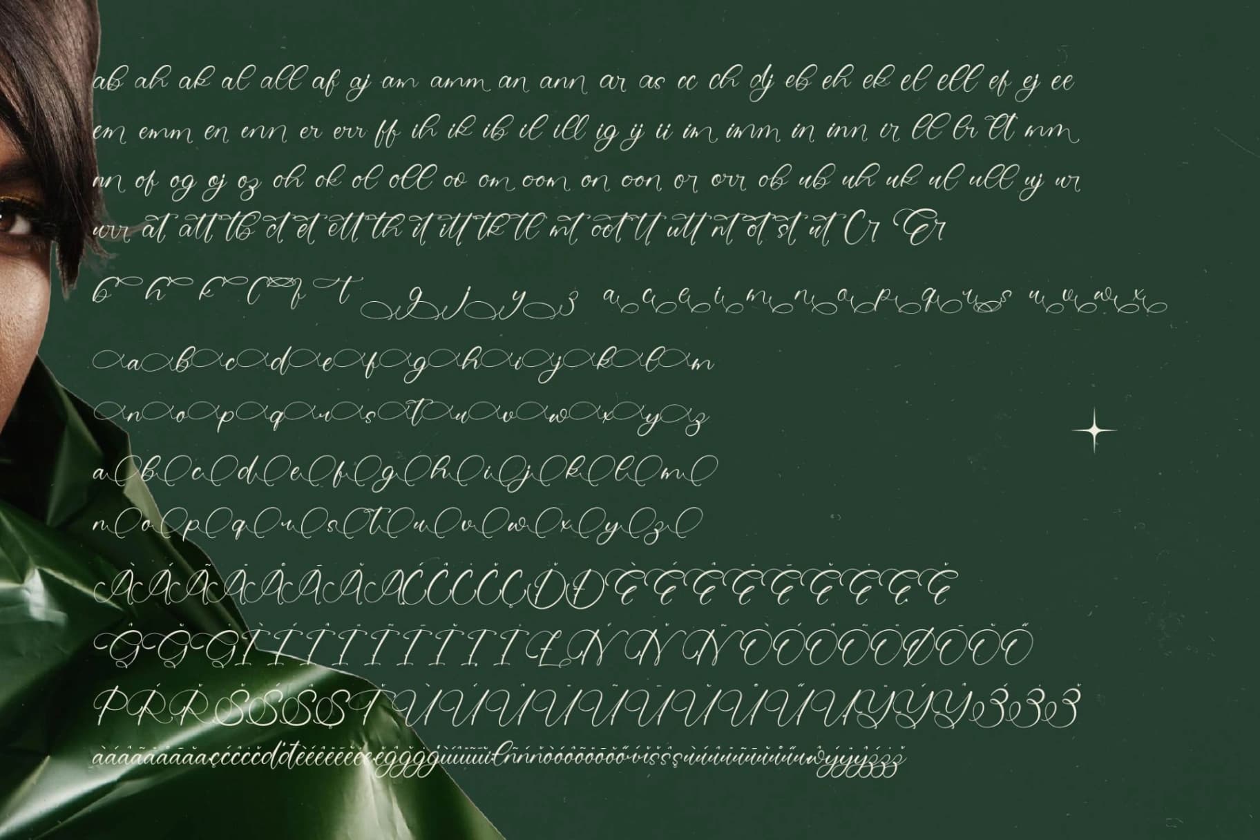 Preview 19 for Giustina Kelani - Stylish Calligraphy Font