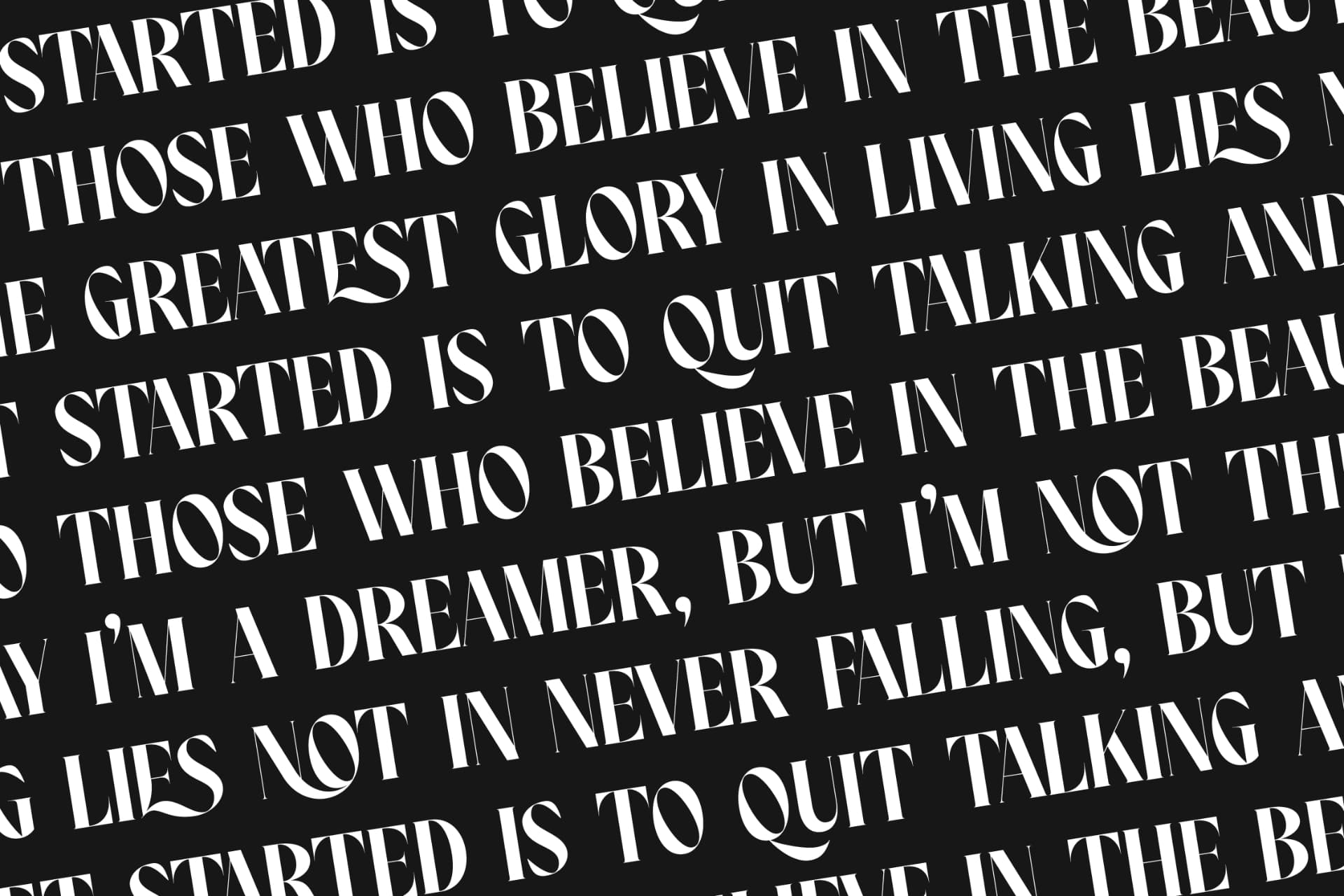 Preview 15 for Noresa - Modern Display Font