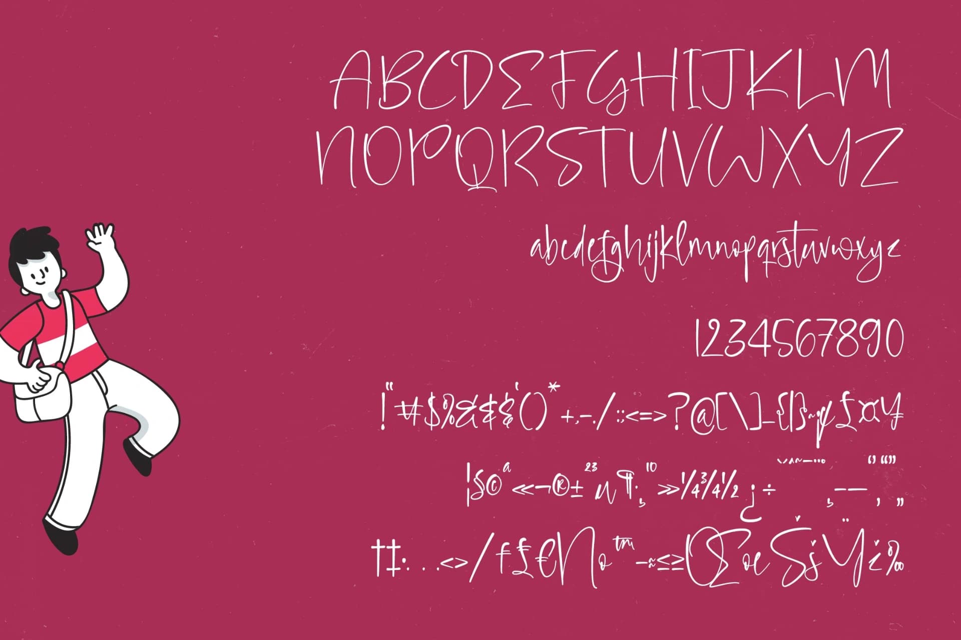 Preview 18 for Boasting Quirky - Quirky Handwritten Font