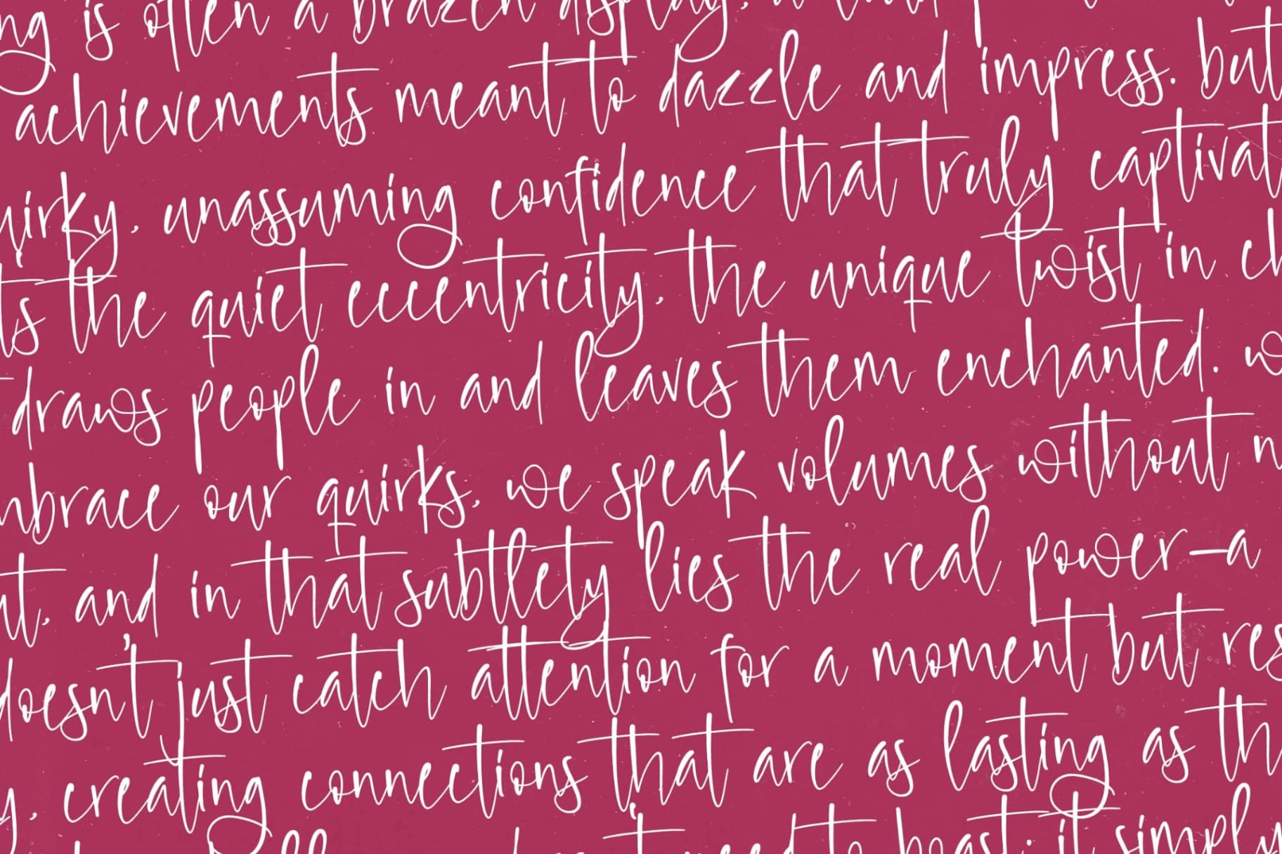 Preview 13 for Boasting Quirky - Quirky Handwritten Font