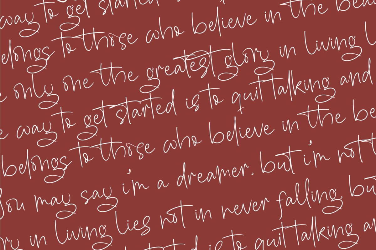 Preview 17 for Antesky Bostonia - Natural Handwritten