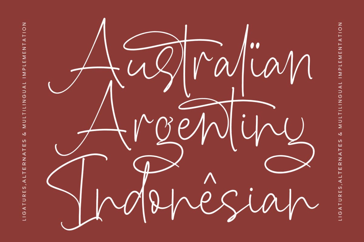 Preview 15 for Antesky Bostonia - Natural Handwritten