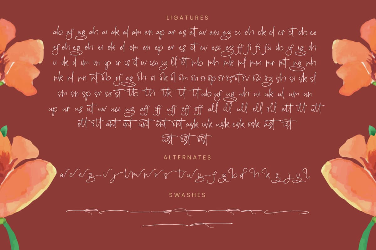 Preview 19 for Antesky Bostonia - Natural Handwritten