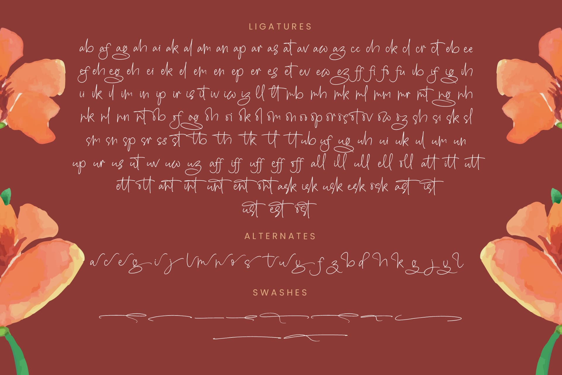 Preview 19 for Antesky Bostonia - Natural Handwritten