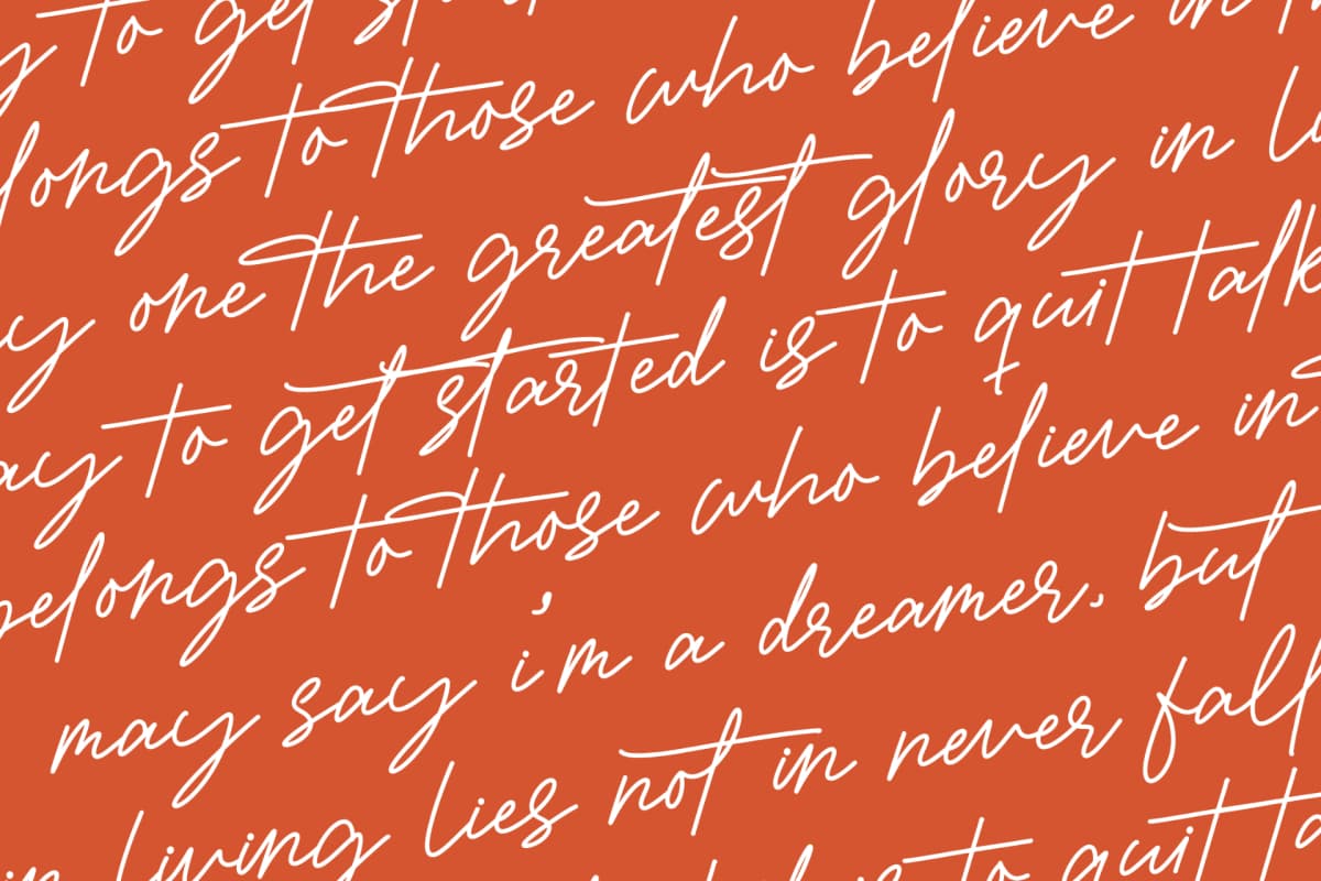 Preview 14 for Victoria Montera - Monoline Signature Font