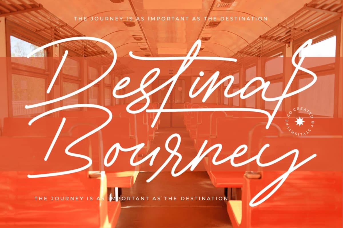 Preview 10 for Victoria Montera - Monoline Signature Font