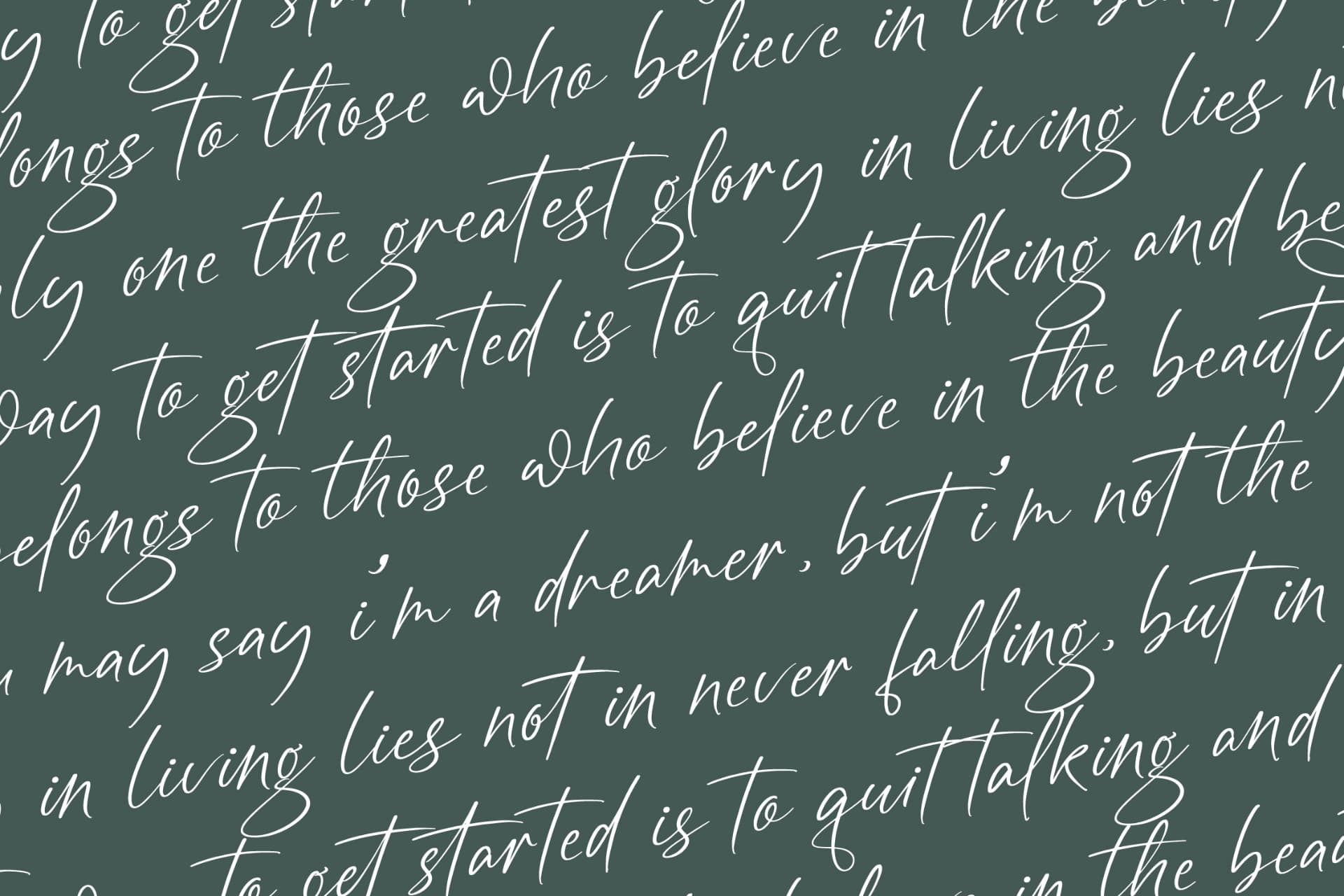 Preview 16 for Angelin Noonday - Stylish Handwritten Font