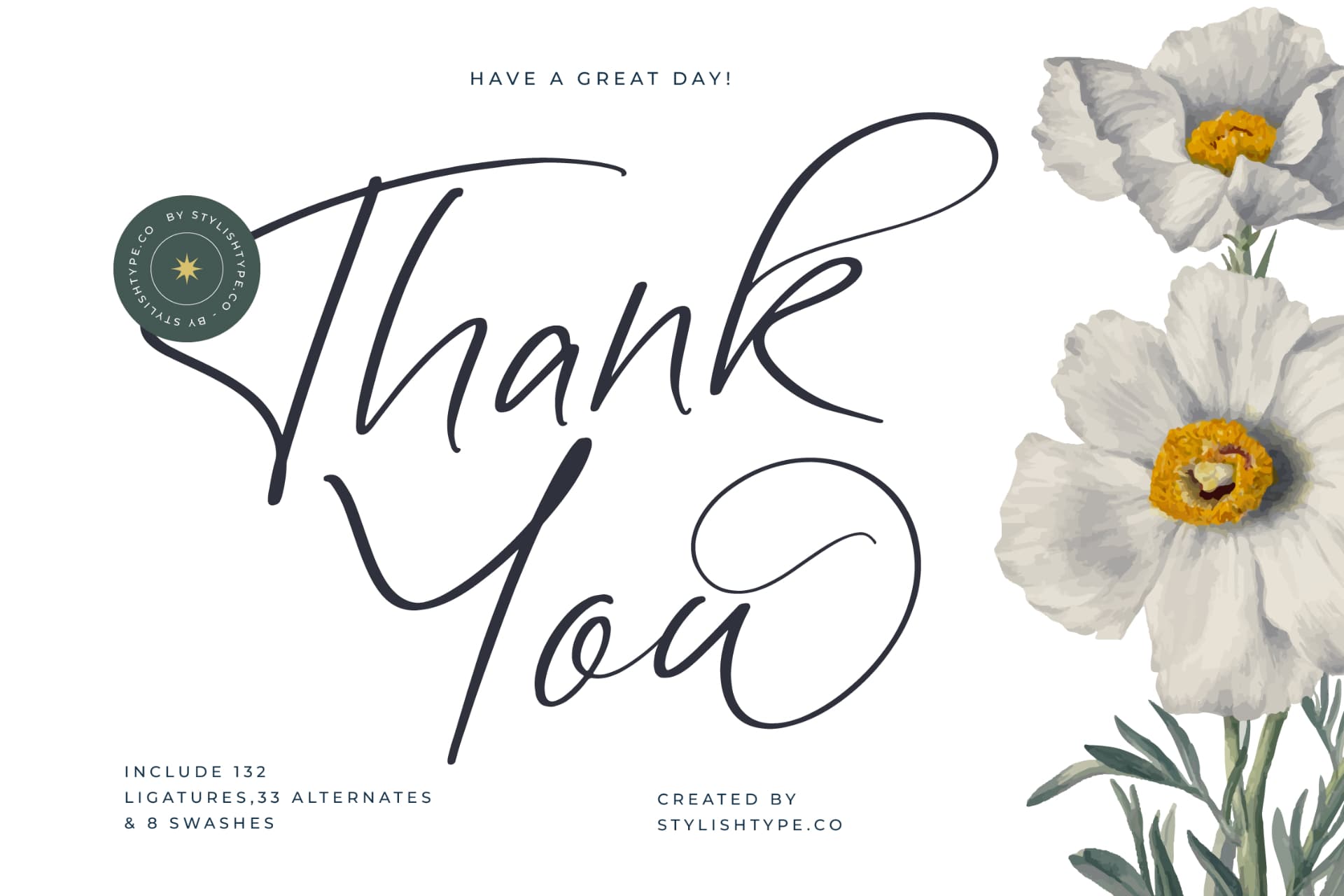 Preview 20 for Angelin Noonday - Stylish Handwritten Font