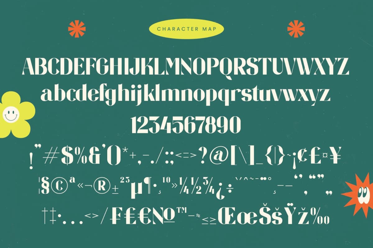 Restful Silent - Sans Serif Display Font font preview 18