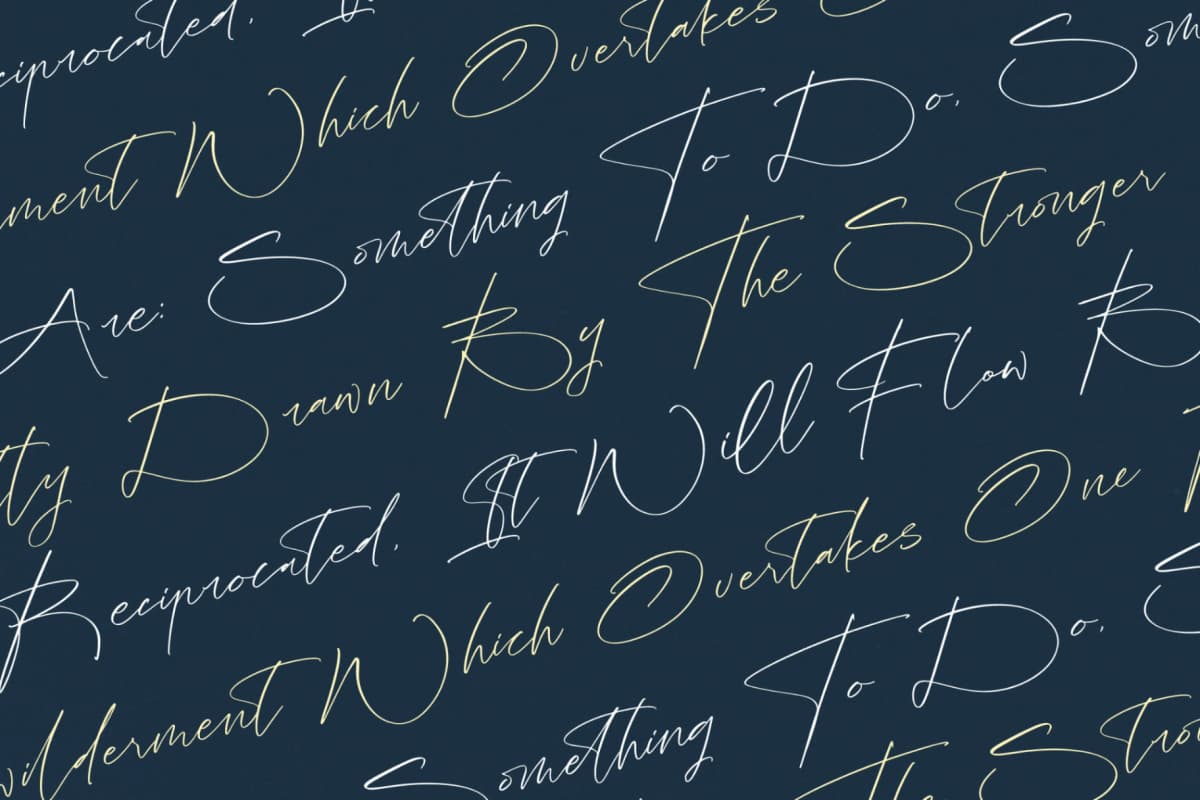 Preview 9 for Brilliant Santiago - Modern Script Font