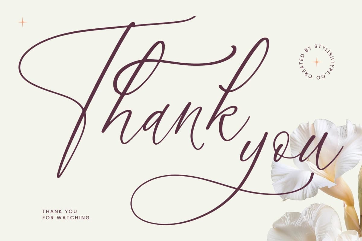 Preview 20 for Belanita Natural - Stylish Beauty Script Font