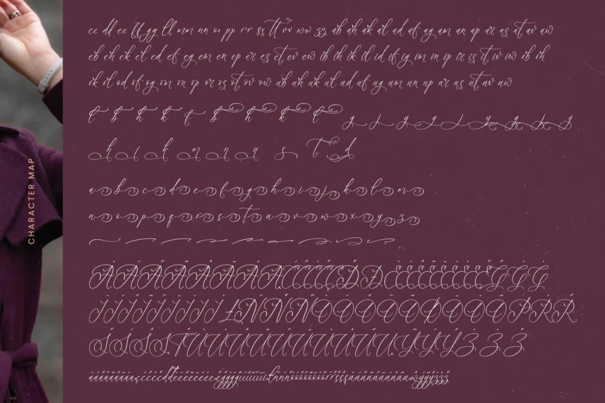 Preview 19 for Belanita Natural - Stylish Beauty Script Font