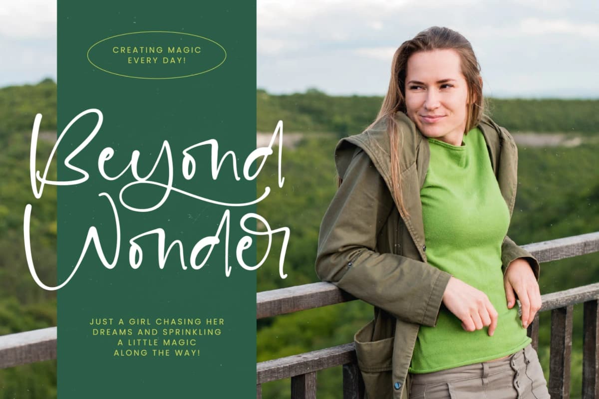 Preview 14 for Spirit Fearles - Quirky Handwritten Script Font