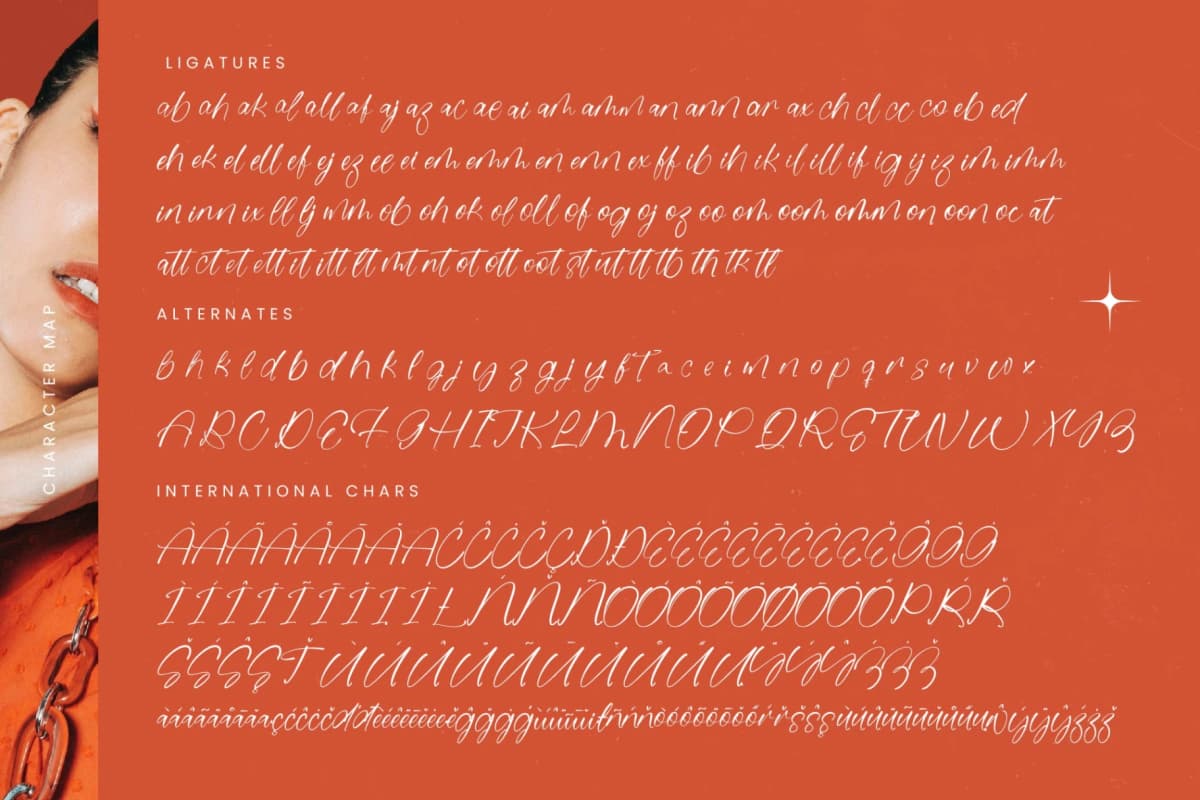 Flatter Sagitha - Stylish Handwritten Font font preview 19