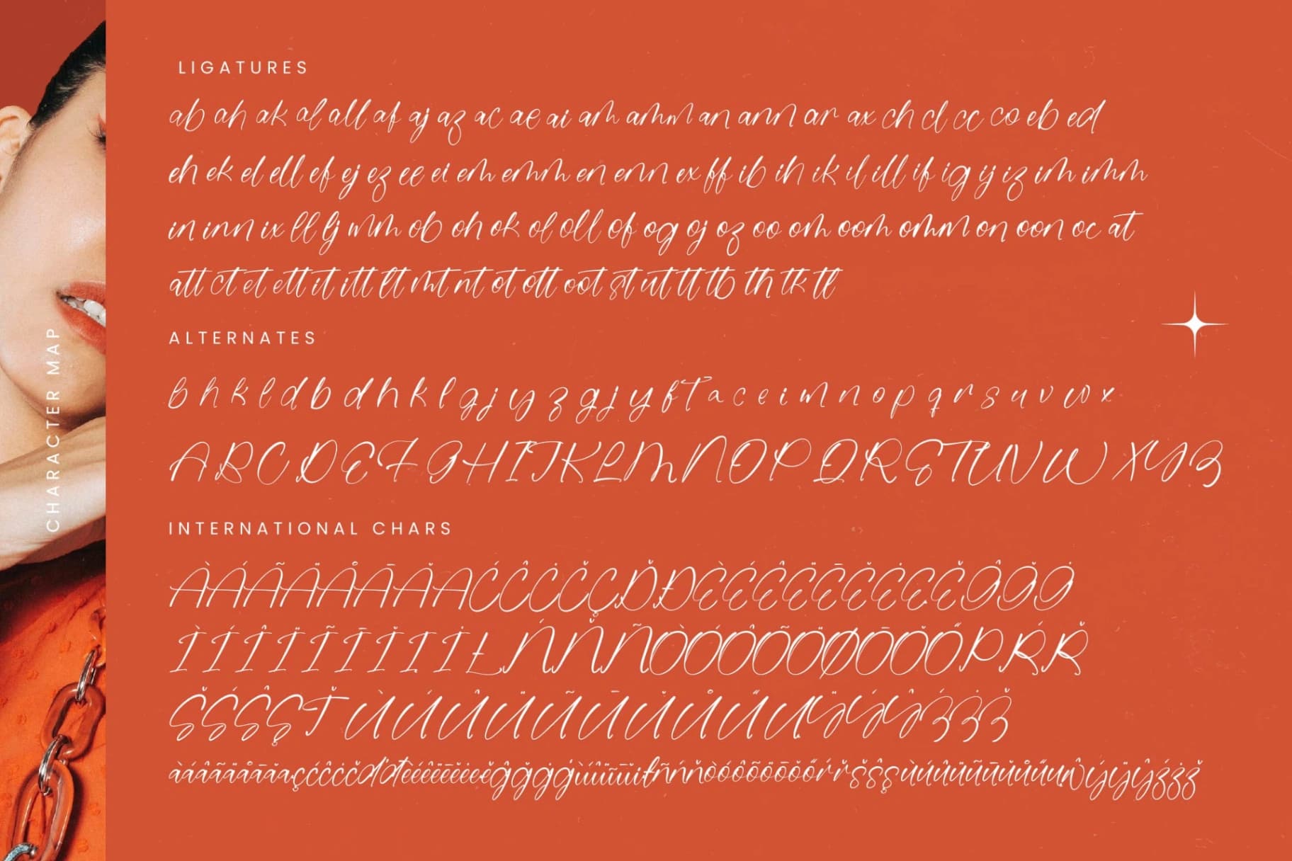 Preview 19 for Flatter Sagitha - Stylish Handwritten Font