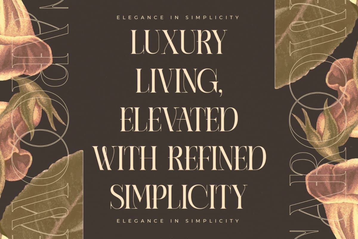Caroowa - Modern Serif Display font preview 11