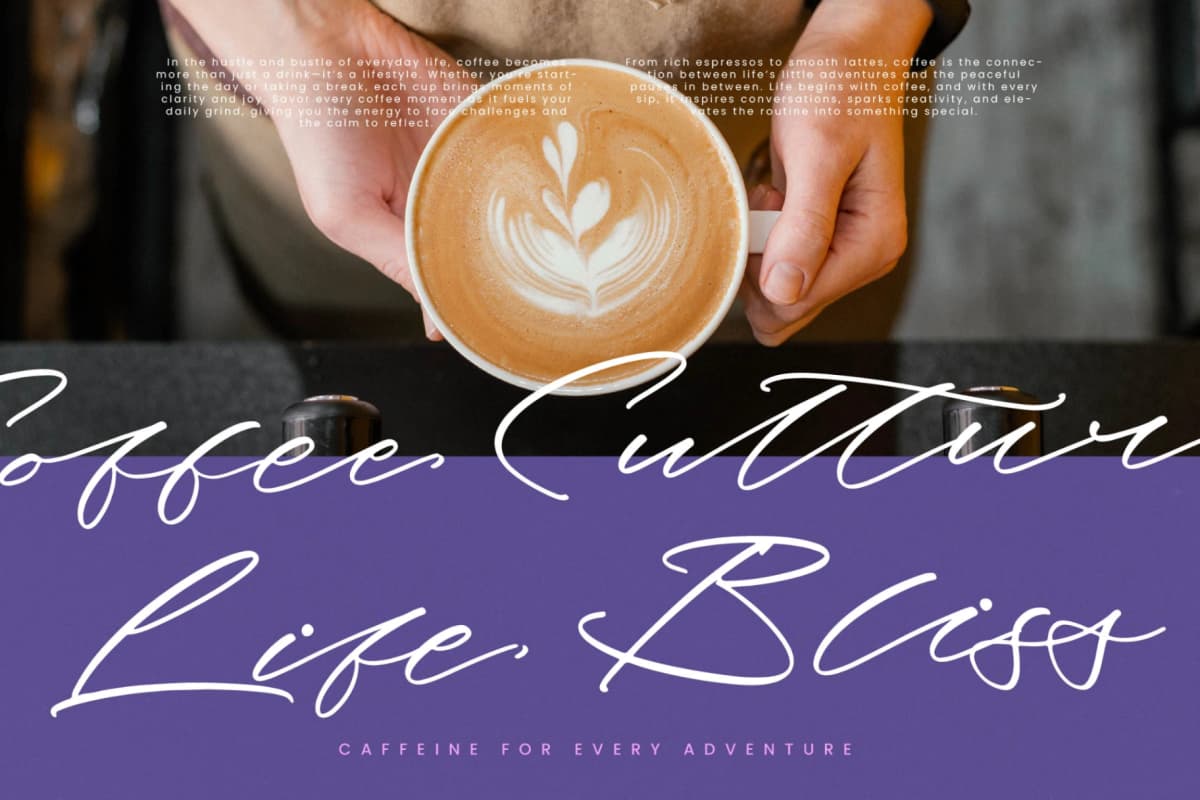 Preview 16 for Paradox Horizon - Modern Script Font