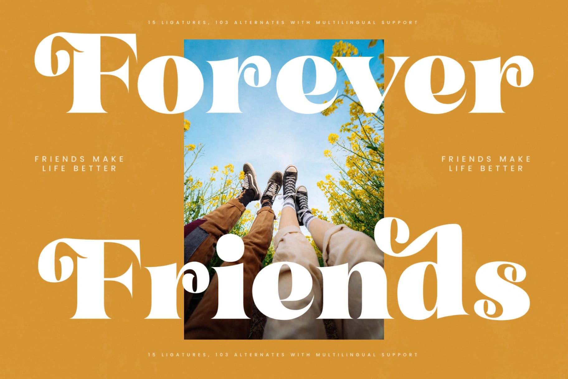 Preview 2 for Garden Rosila - Modern Retro Serif Font