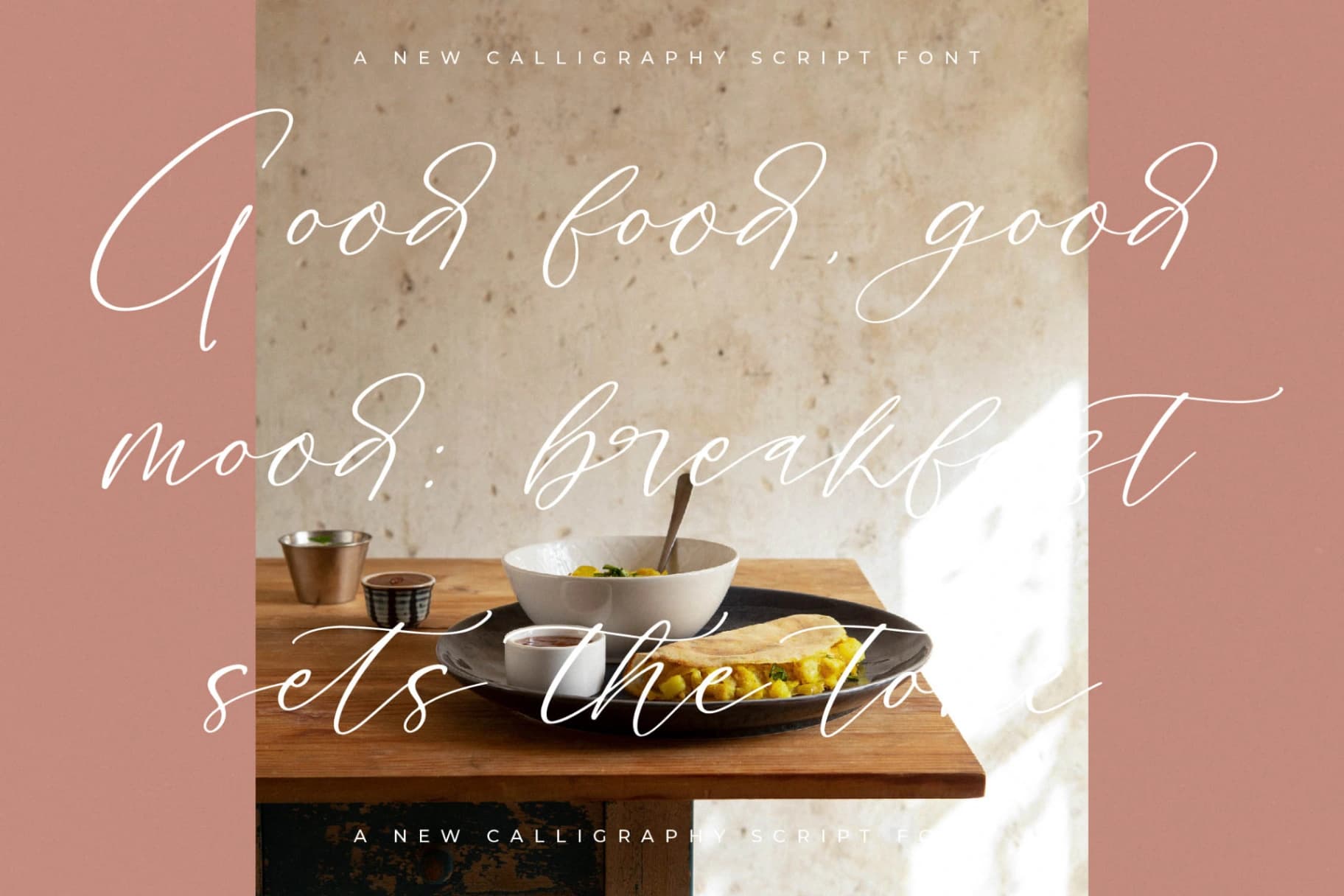 Preview 4 for Biastak Daydome - Calligraphy Script Font