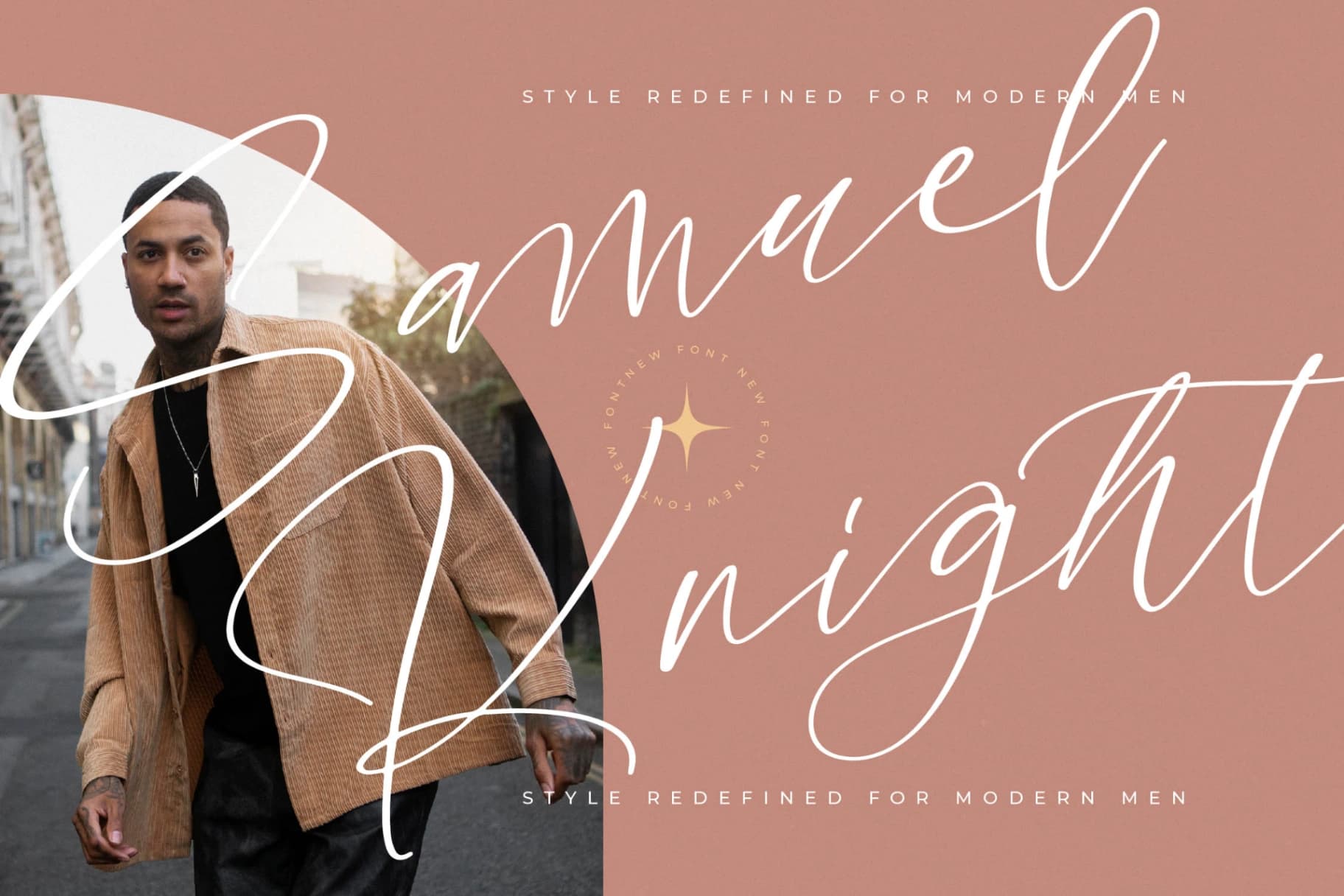 Preview 6 for Biastak Daydome - Calligraphy Script Font