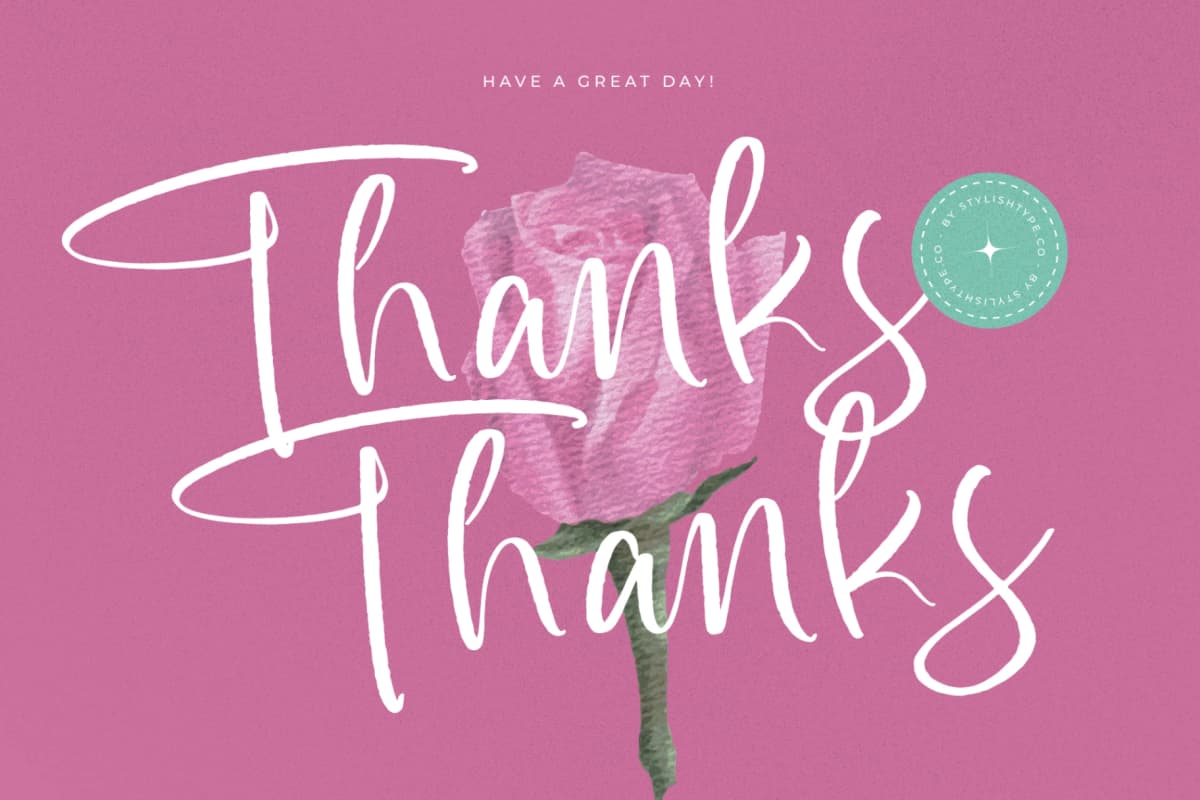 Preview 20 for Alisting Rosetuss - Handwritten Font