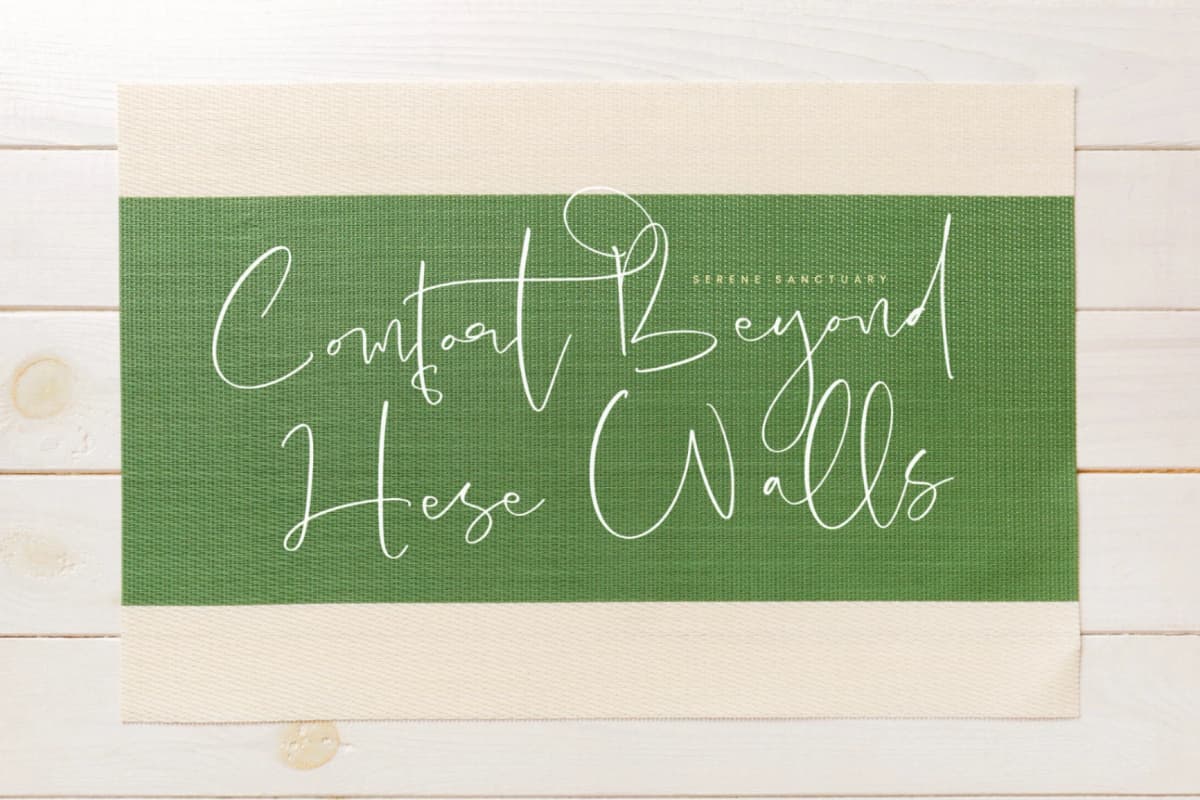 Hideaway Camphions - Modern Handwritten Script font preview 16