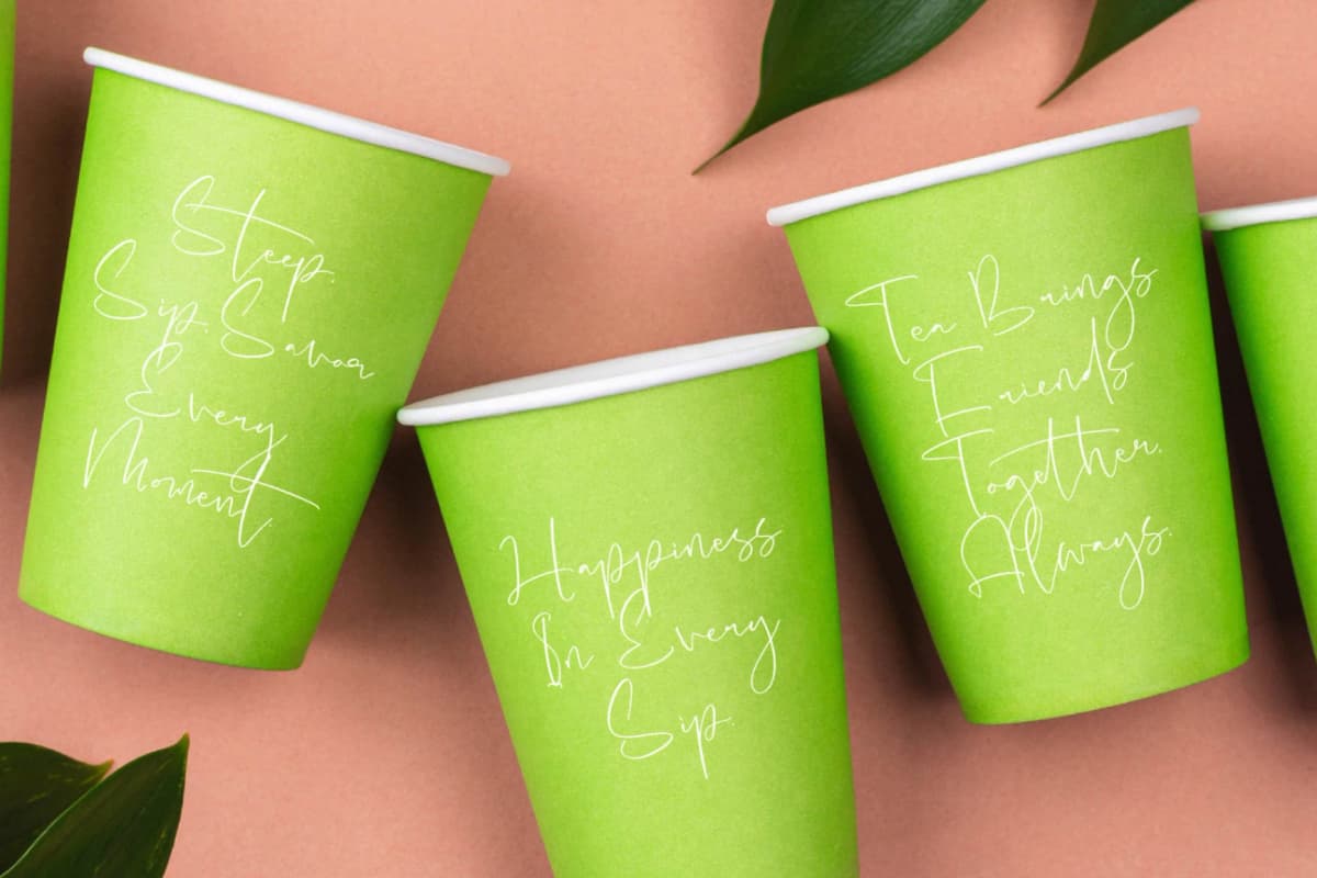 Hideaway Camphions - Modern Handwritten Script font preview 13